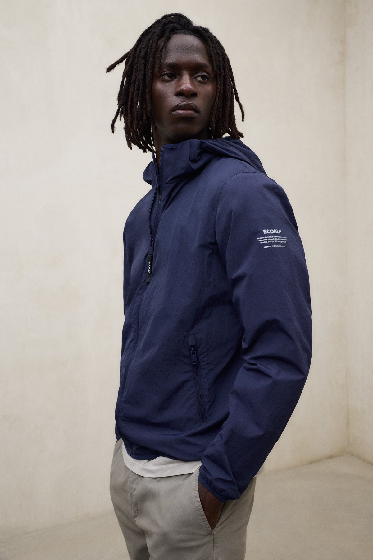 NAVY BLUE EOLI JACKET