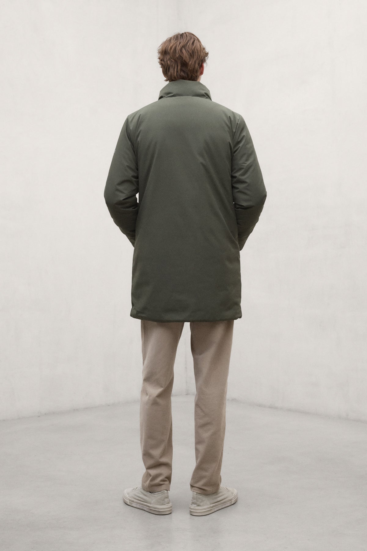 KHAKI GRAYS LONG JACKET