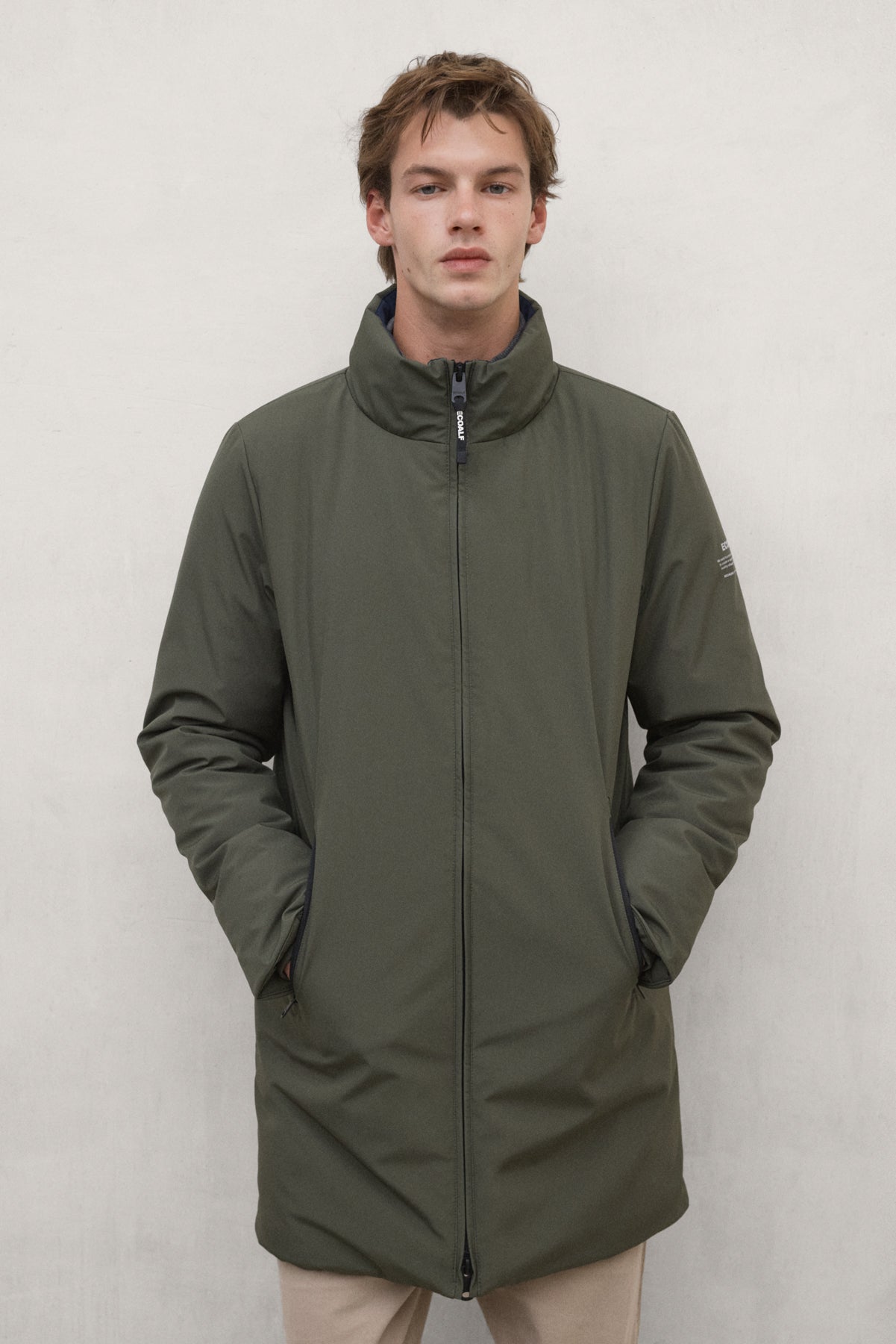 KHAKI GRAYS LONG JACKET