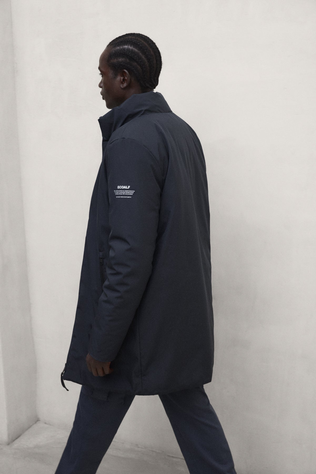 LIGHT GREY GRAYS LONG JACKET