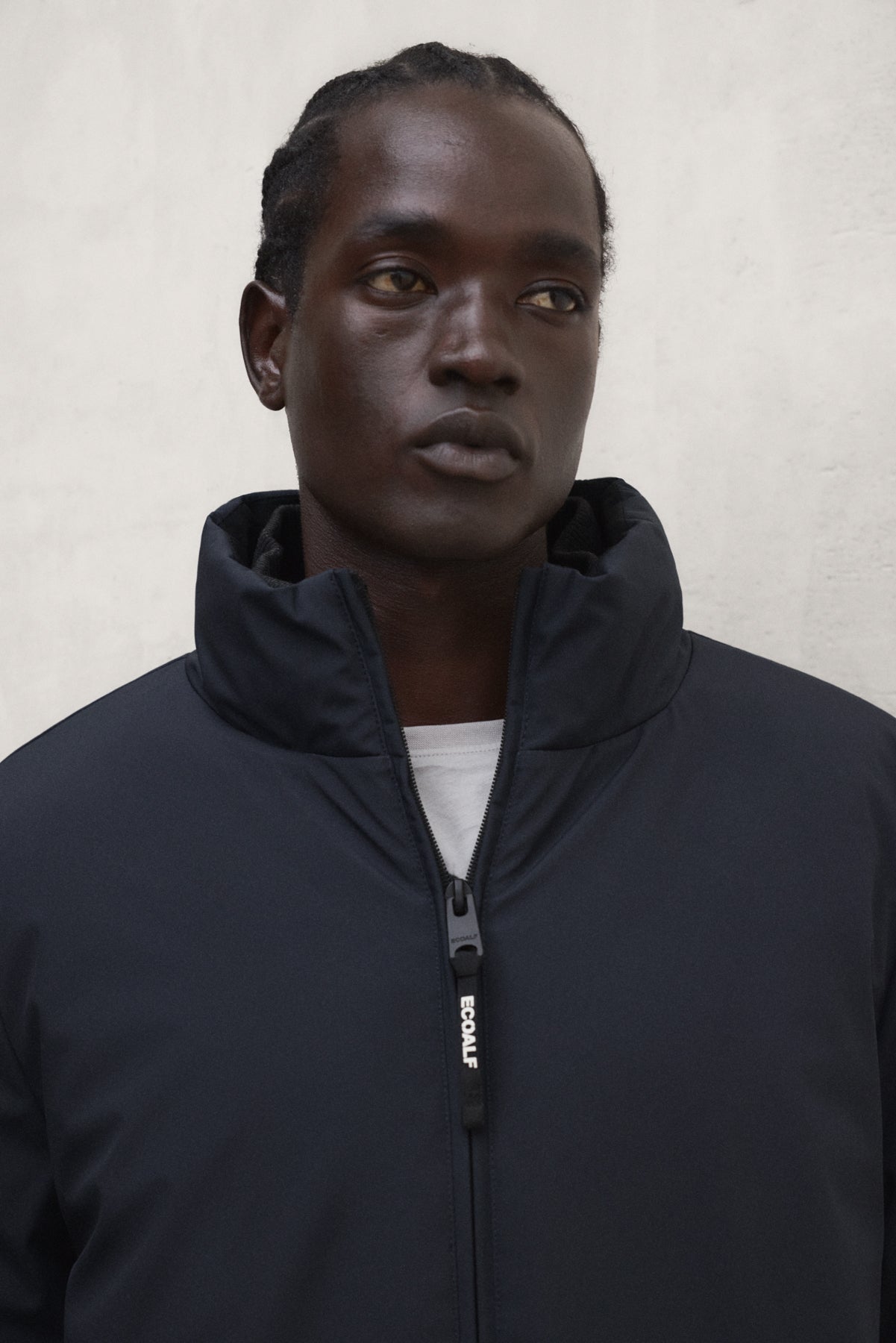 CHAQUETA LARGA GRAYS GRIS OSCURO