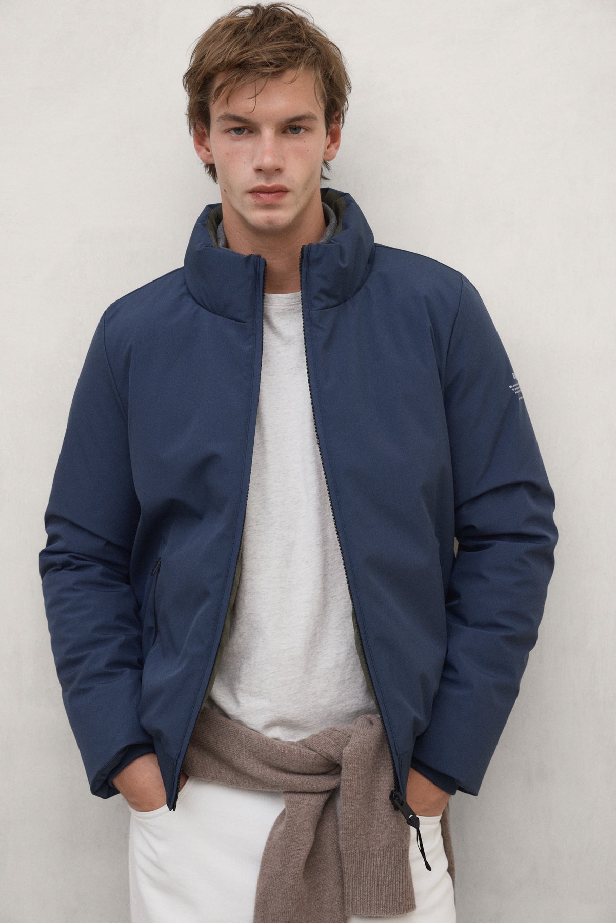 CHAQUETA CORTA GRAYS AZUL