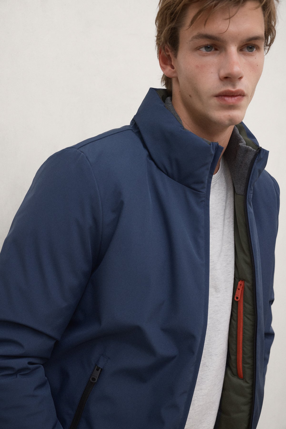 CHAQUETA CORTA GRAYS AZUL