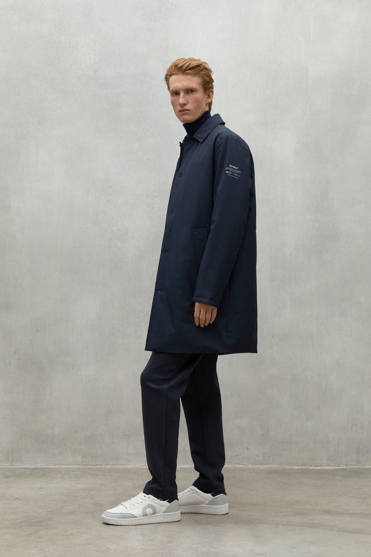 NAVY BLUE HAMPSHIRE COAT