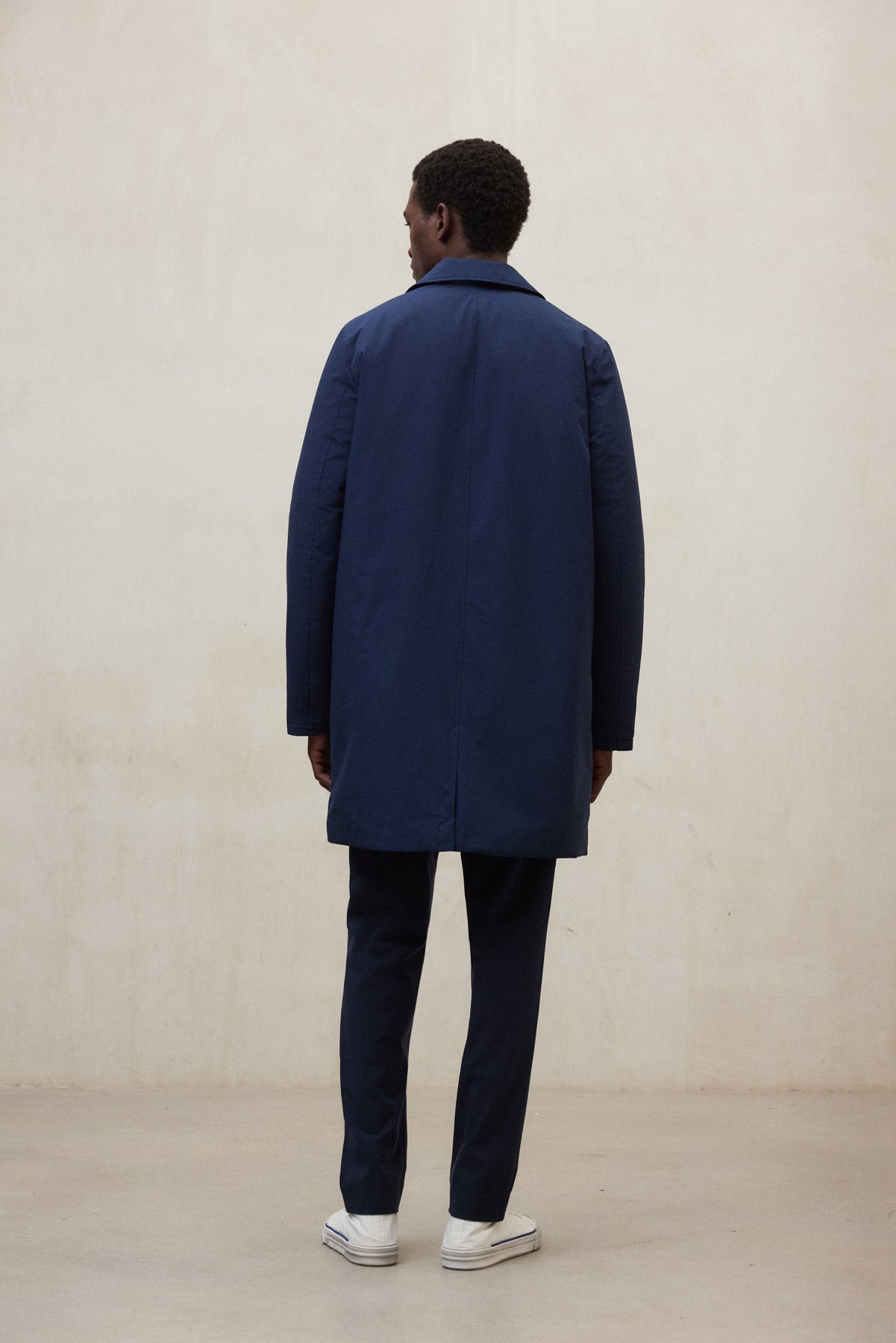 NAVY BLUE HAMPSHIRE COAT