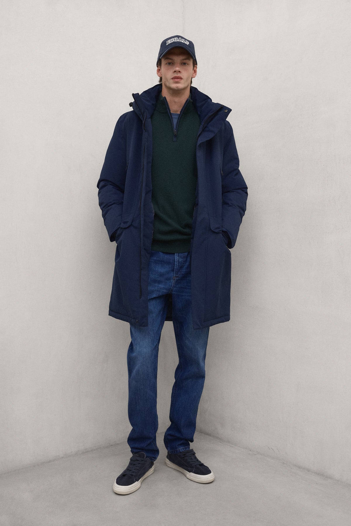 ICEBERG-MANTEL MARINEBLAU