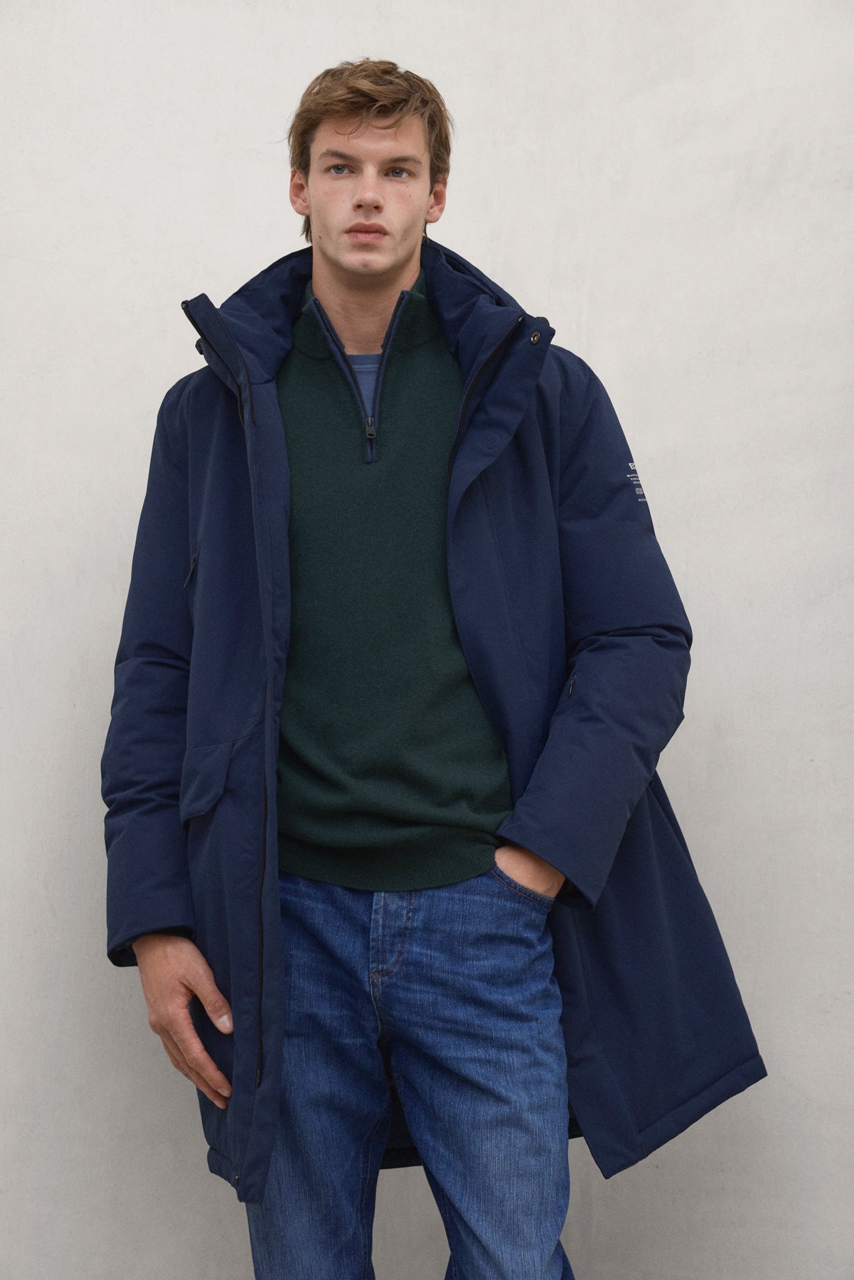 ICEBERG-MANTEL MARINEBLAU