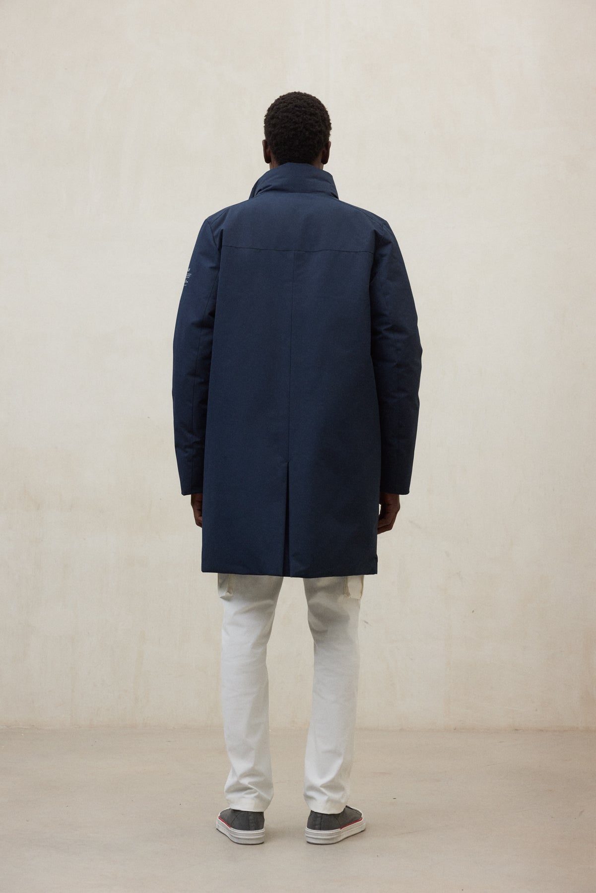 NAVY BLUE LEVOR COAT