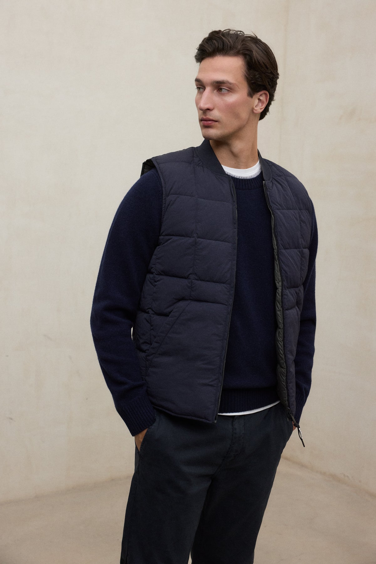 BLUE REVERSIBLE LISTER VEST