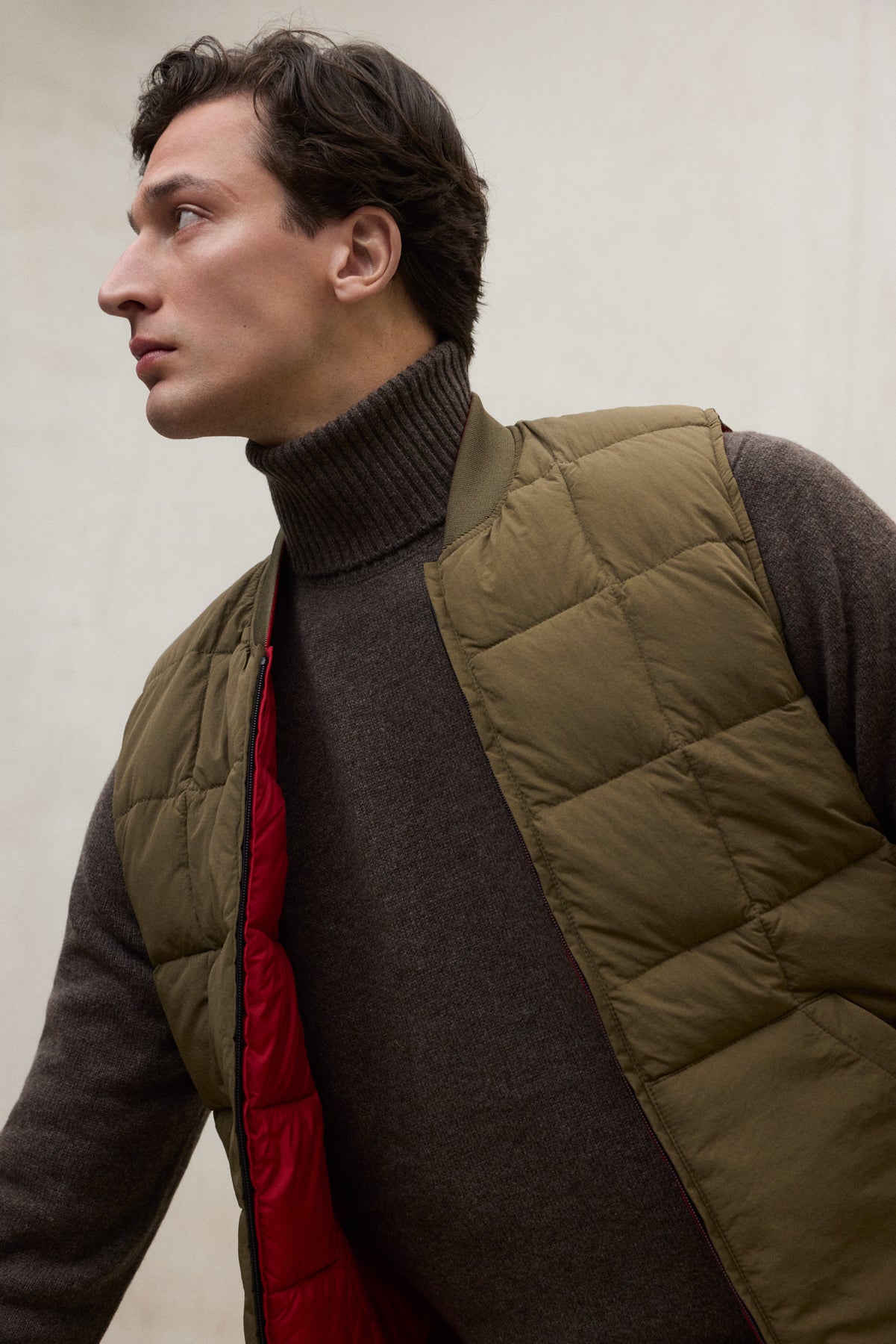 DARK GREEN REVERSIBLE LISTER VEST