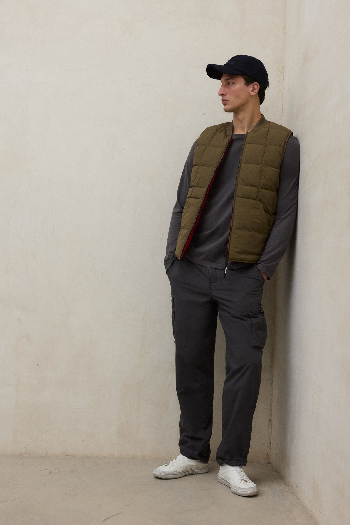 DARK GREEN REVERSIBLE LISTER VEST