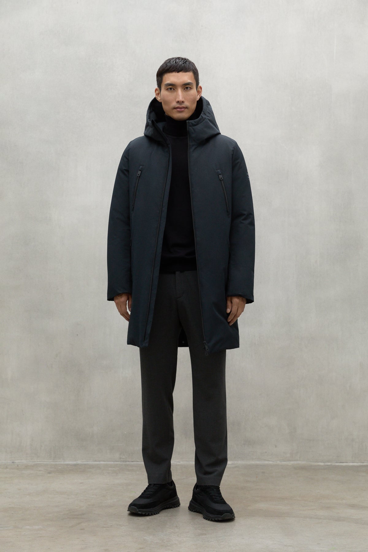 BLACK LIVORNO COAT