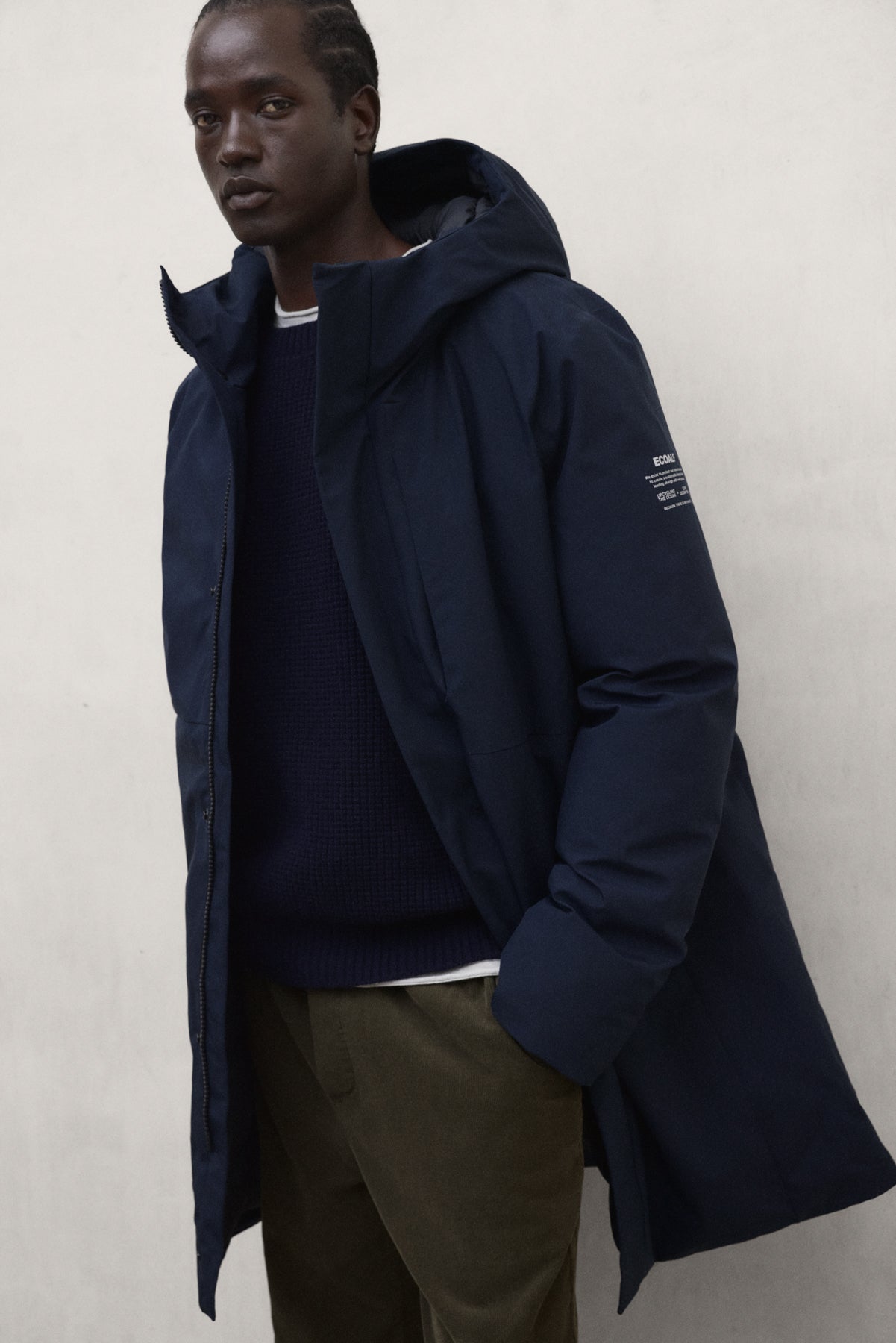 ABRIGO NANJIN AZUL MARINO