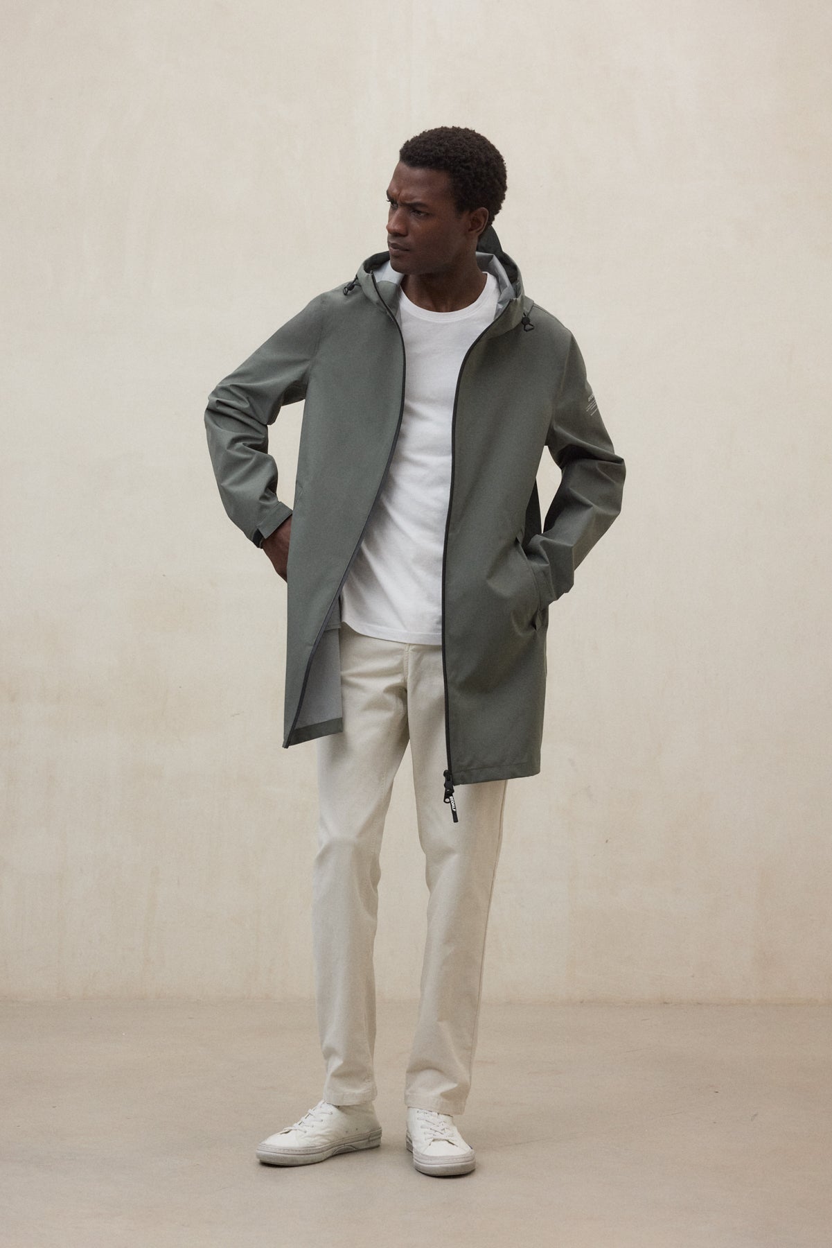 CHAQUETA NEVE KHAKI PARA HOMBRE ECOALF