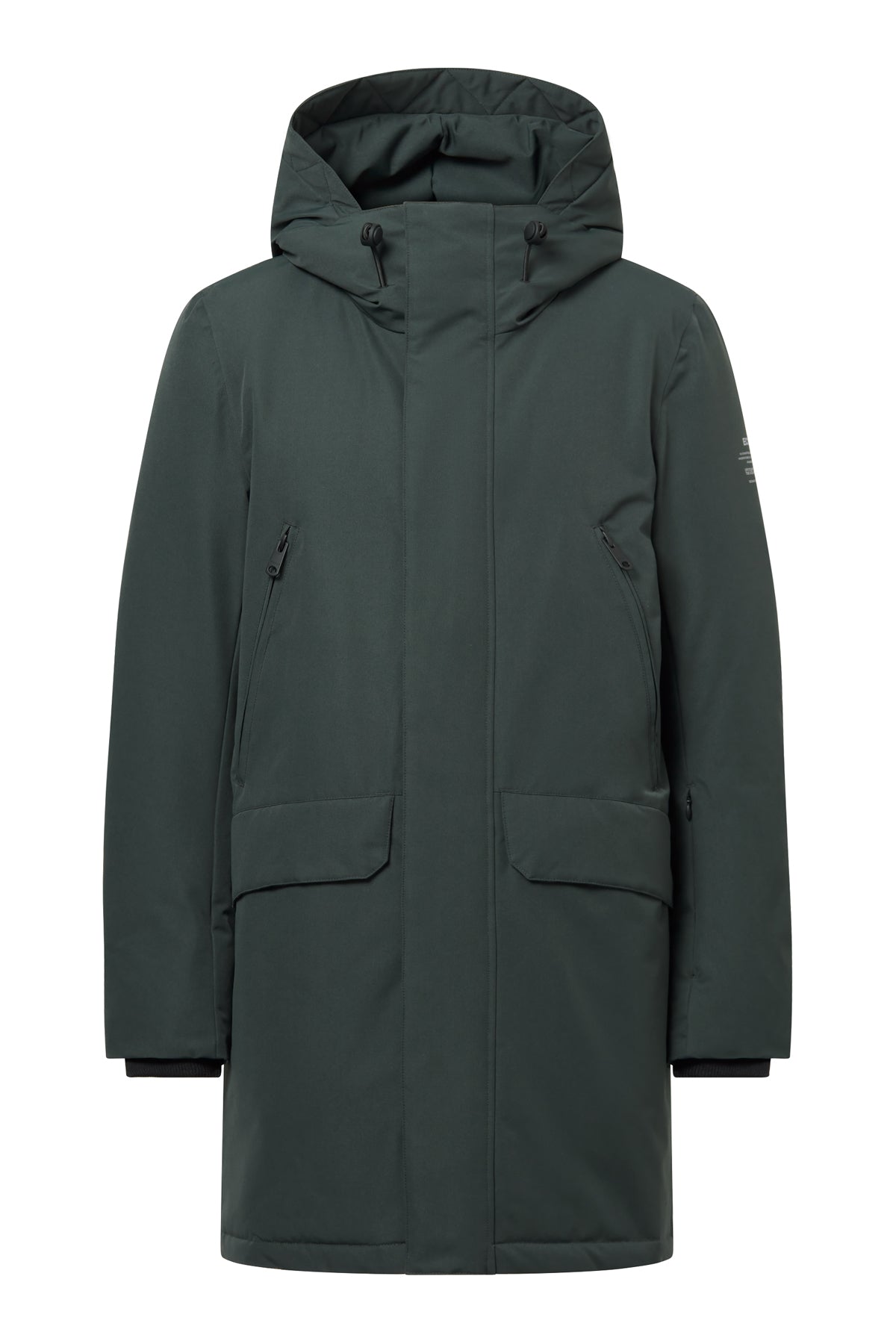 DARK GREEN ICEBERG COAT