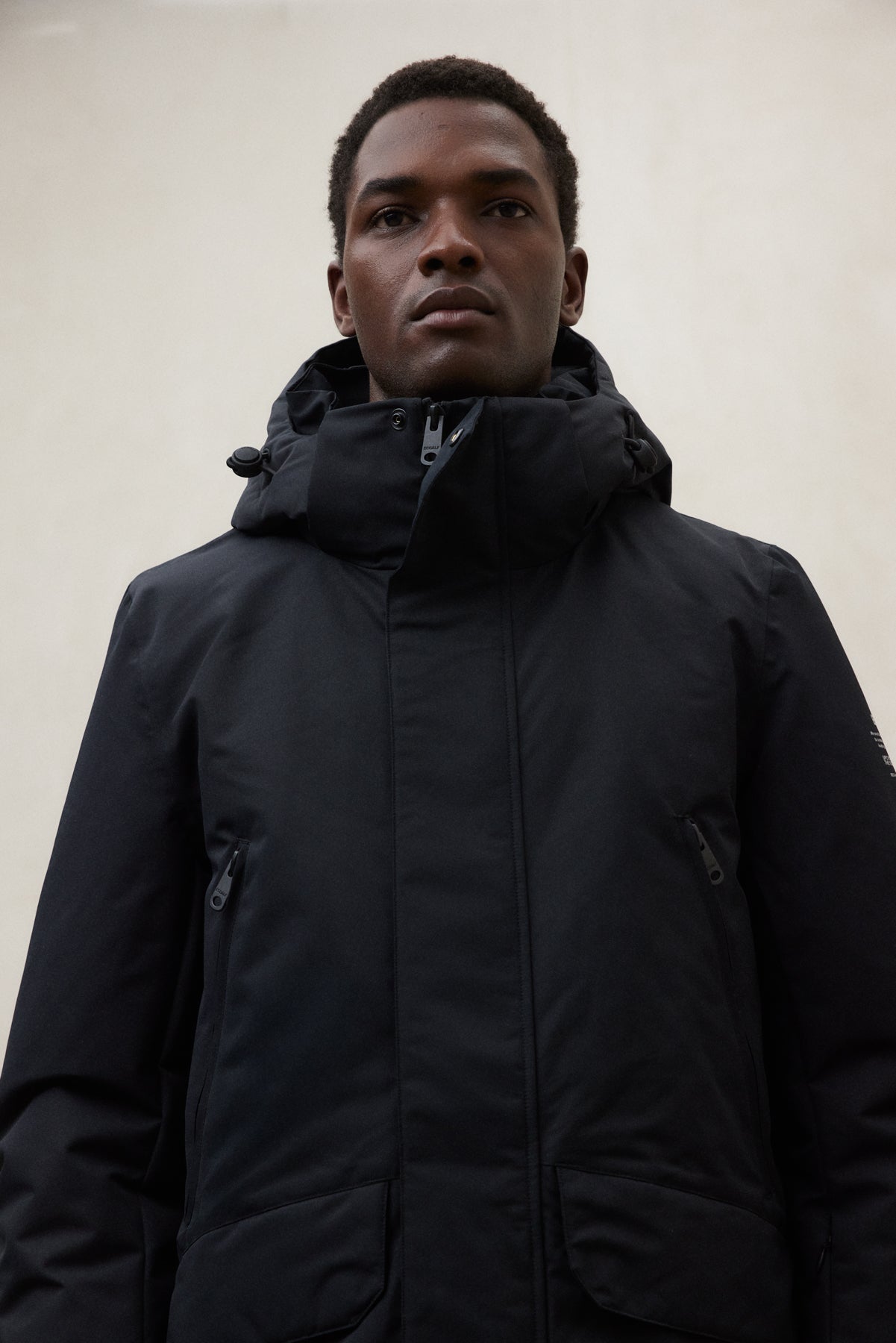 ICEBERG BLACK NEW COAT