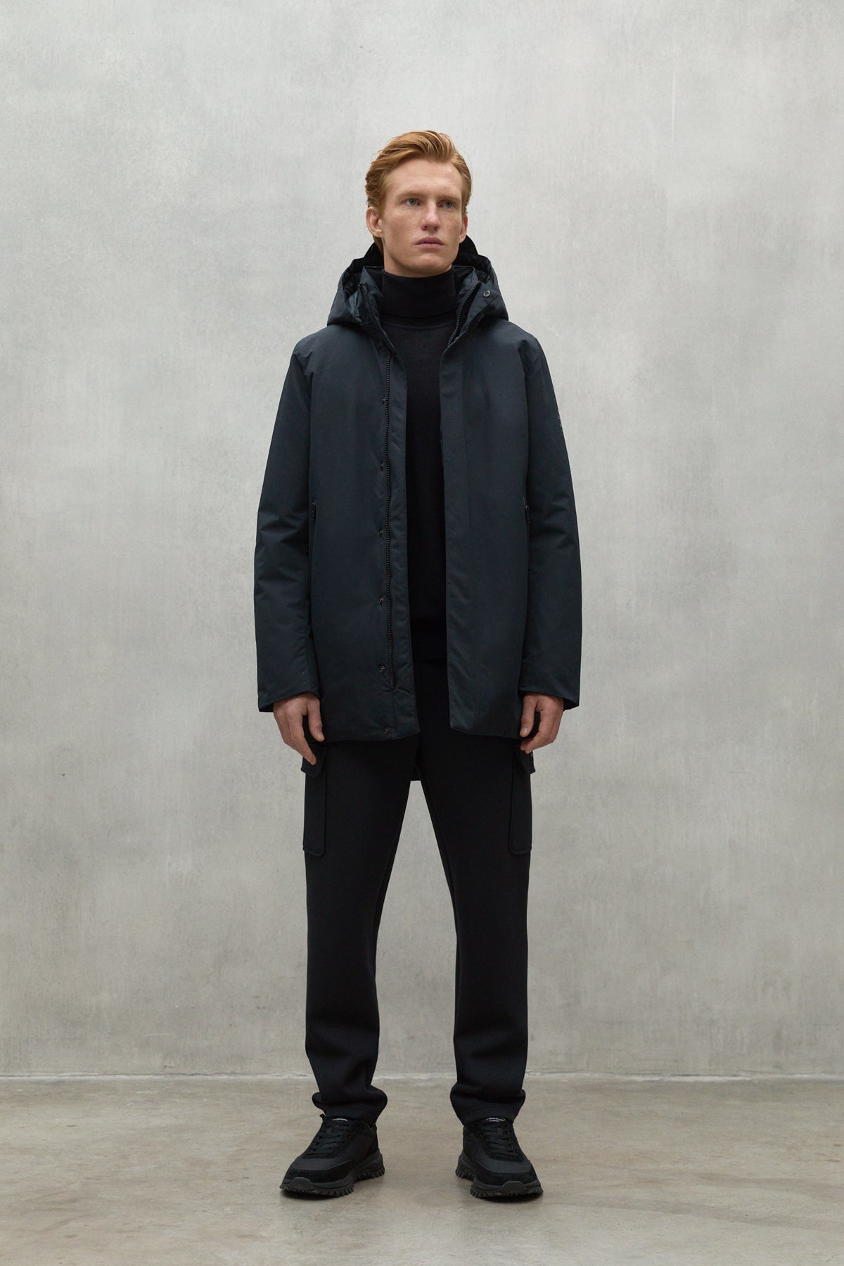 BLACK PARKO COAT