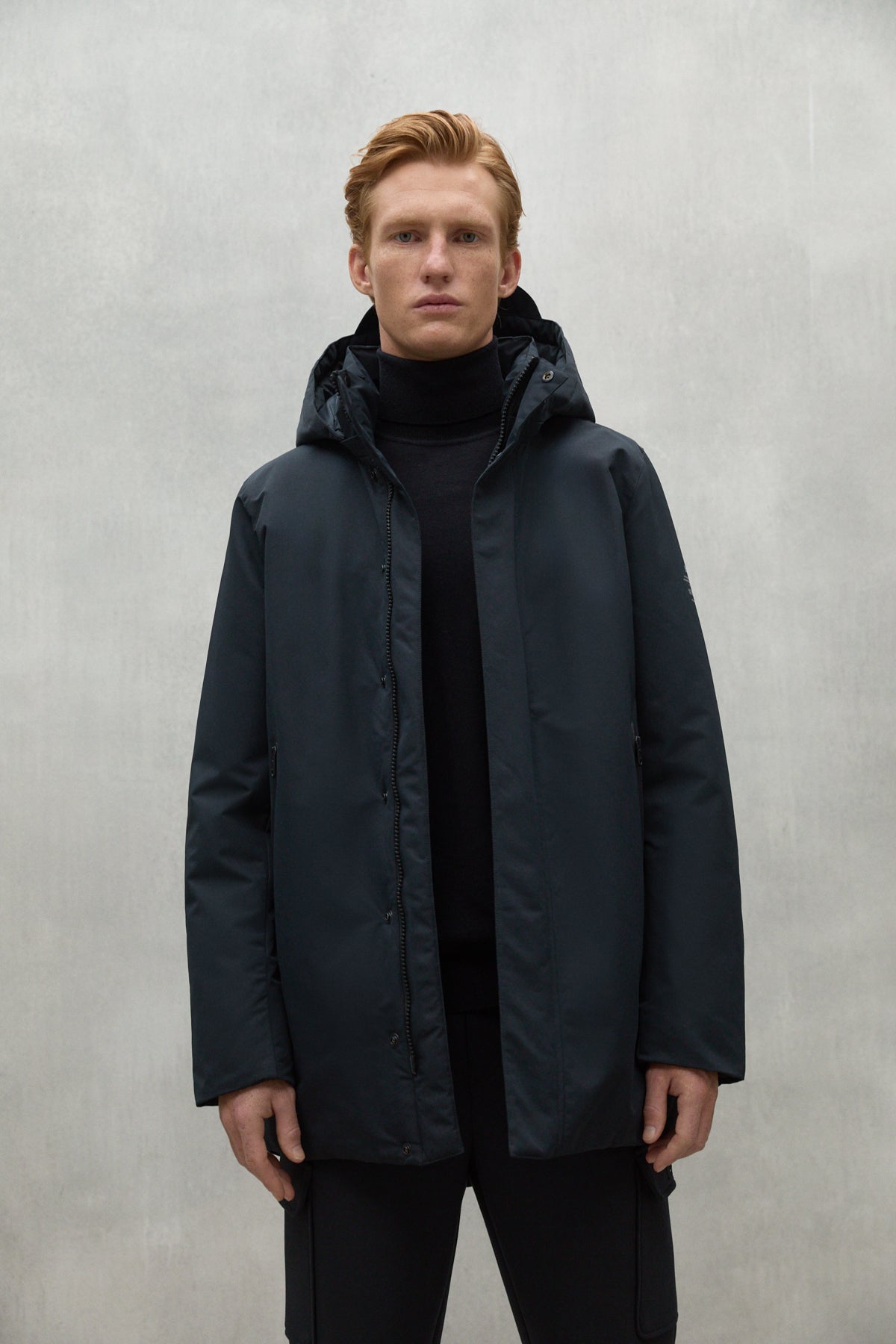 BLACK PARKO COAT