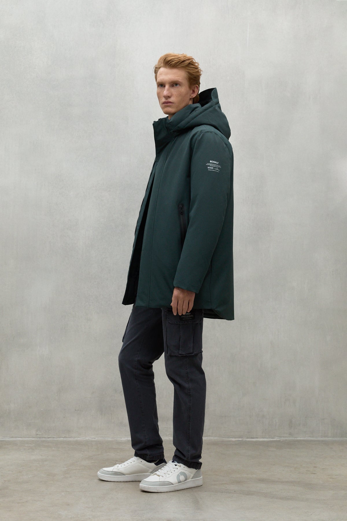 DARK GREEN PARKO COAT 