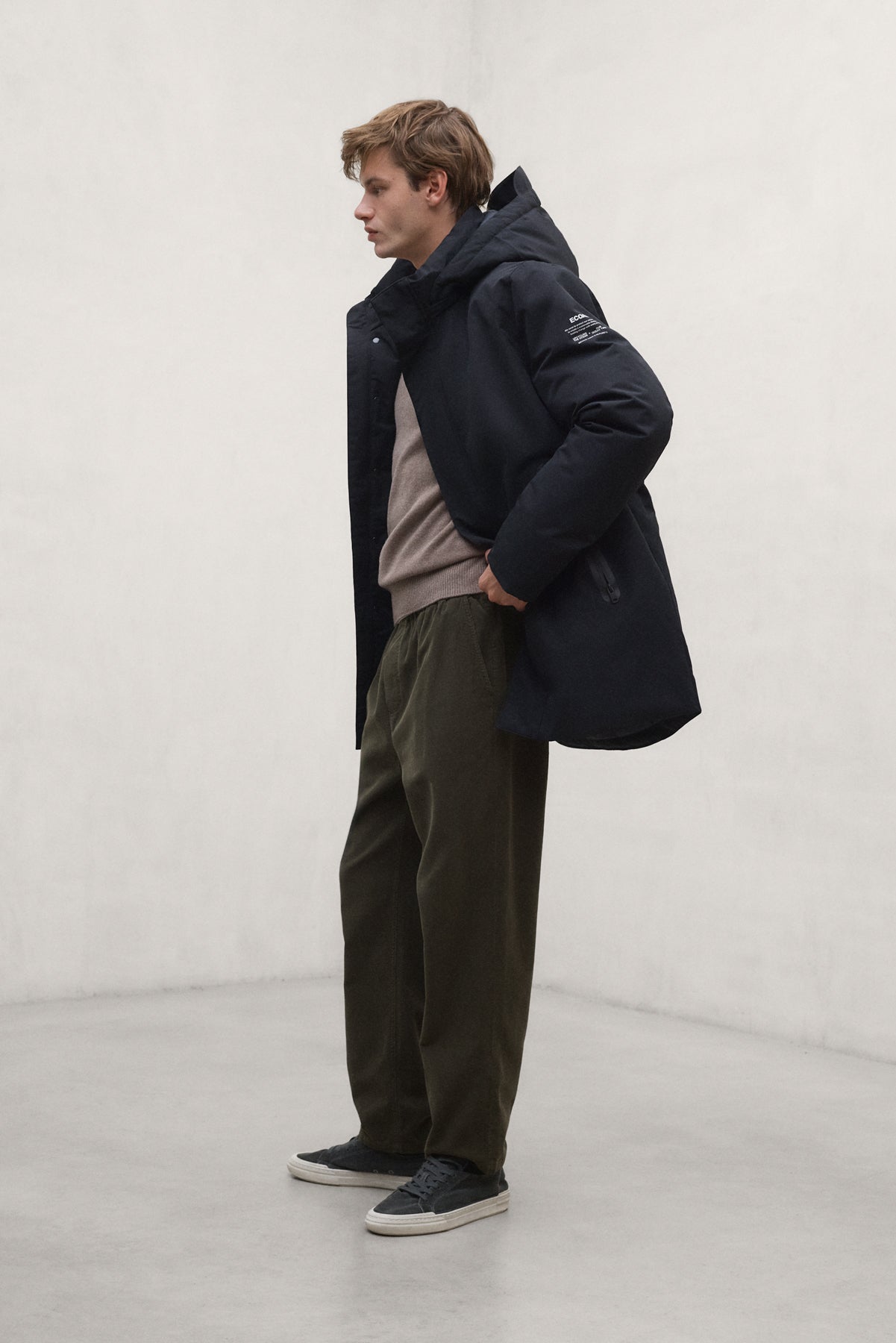BLACK PARKO COAT