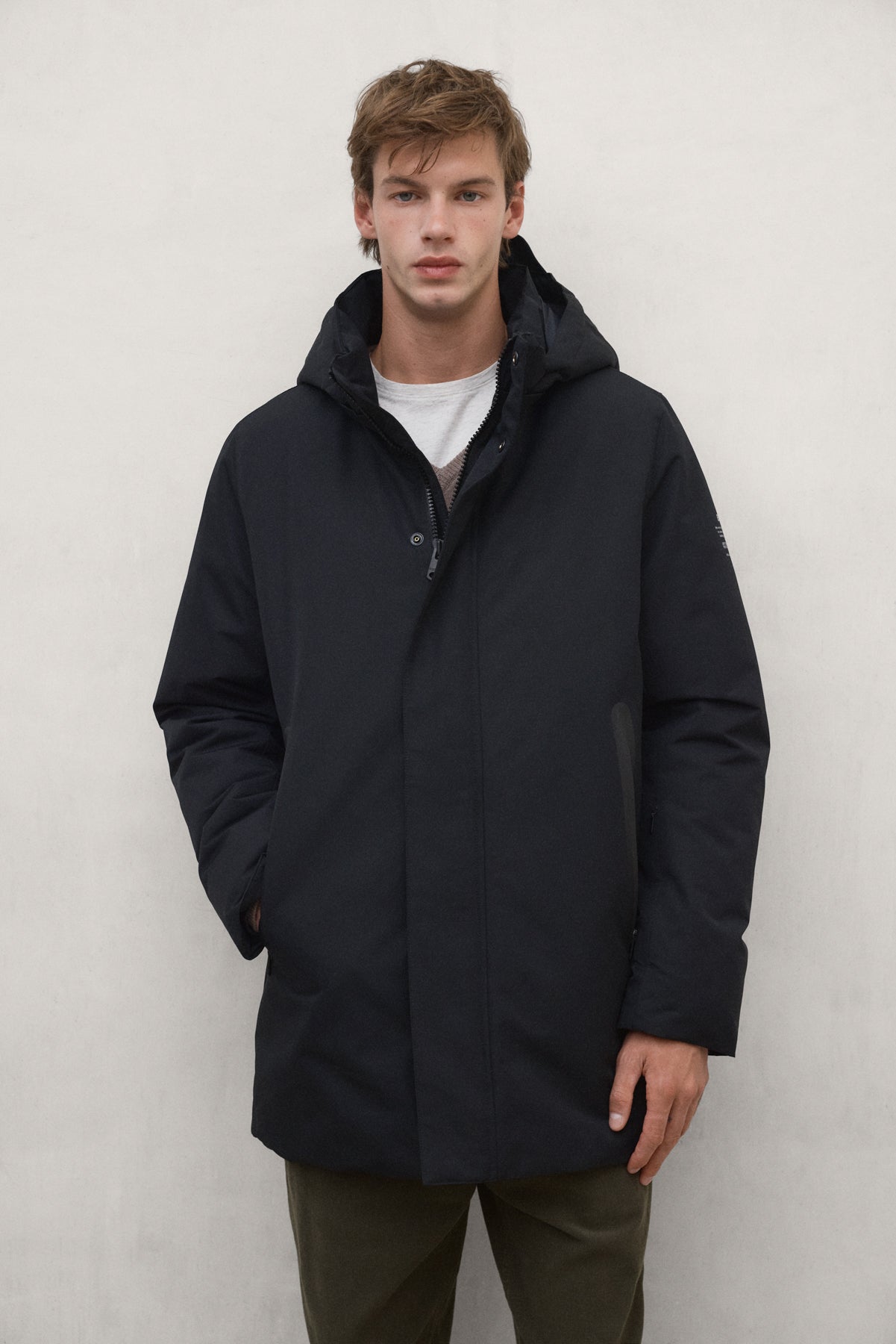 BLACK PARKO COAT