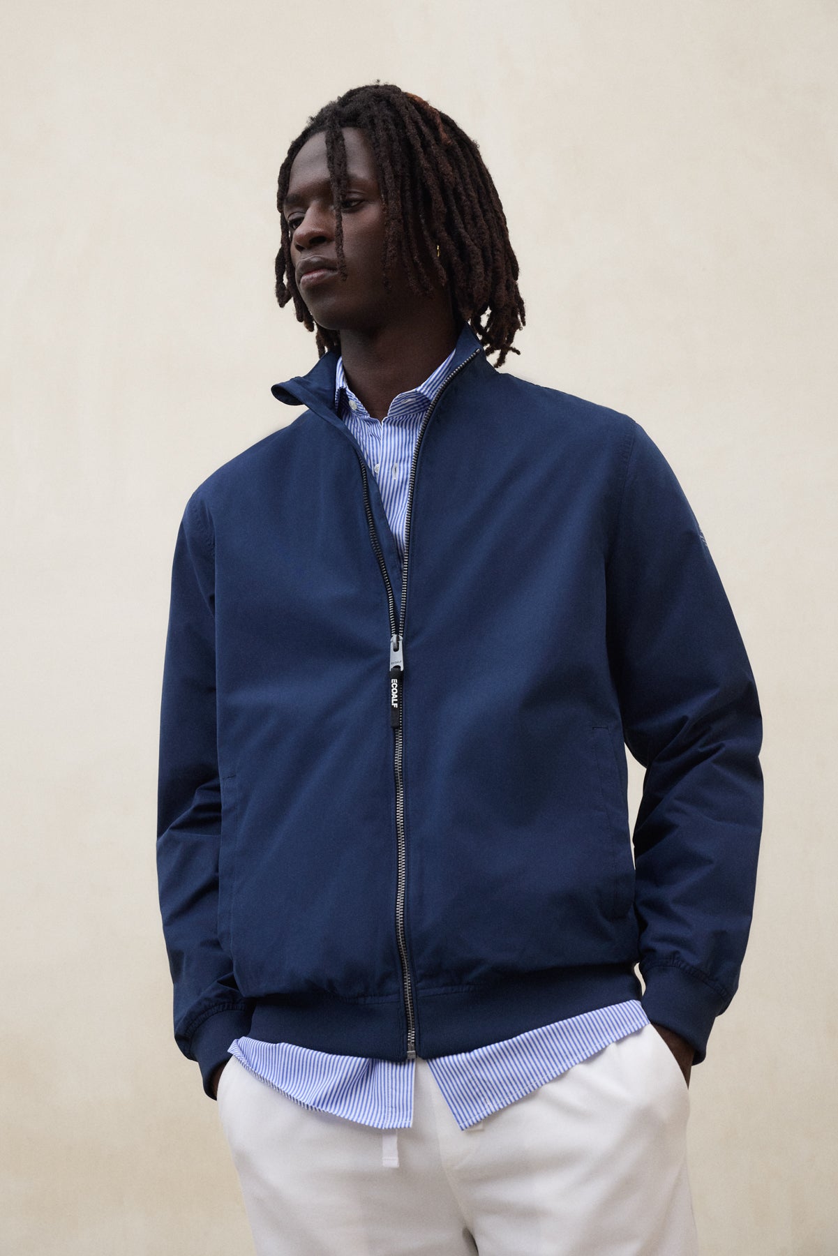 NAVY BLUE PIKES JACKET