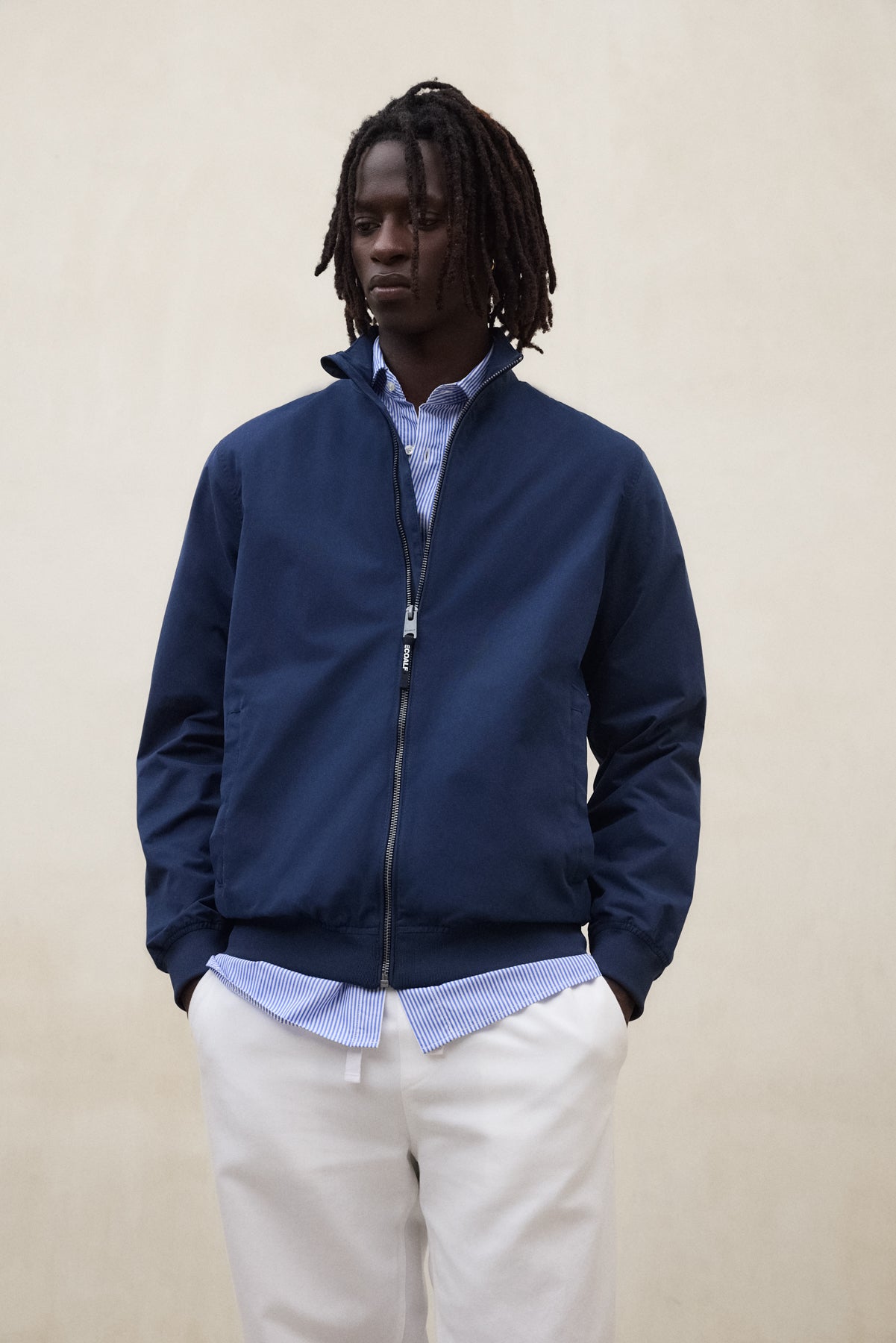 NAVY BLUE PIKES JACKET