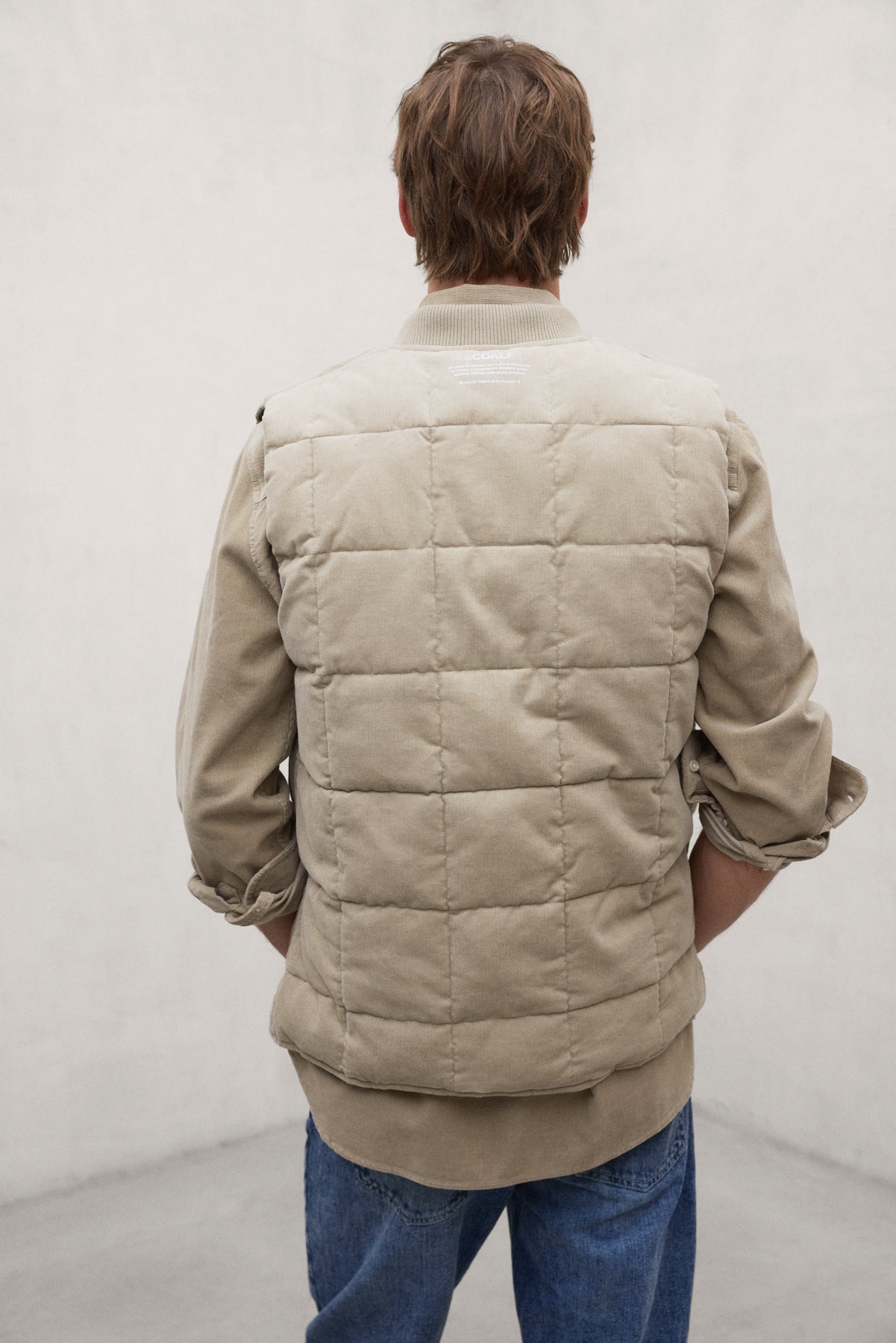 CHALECO REVERSIBLE RIUS BEIGE