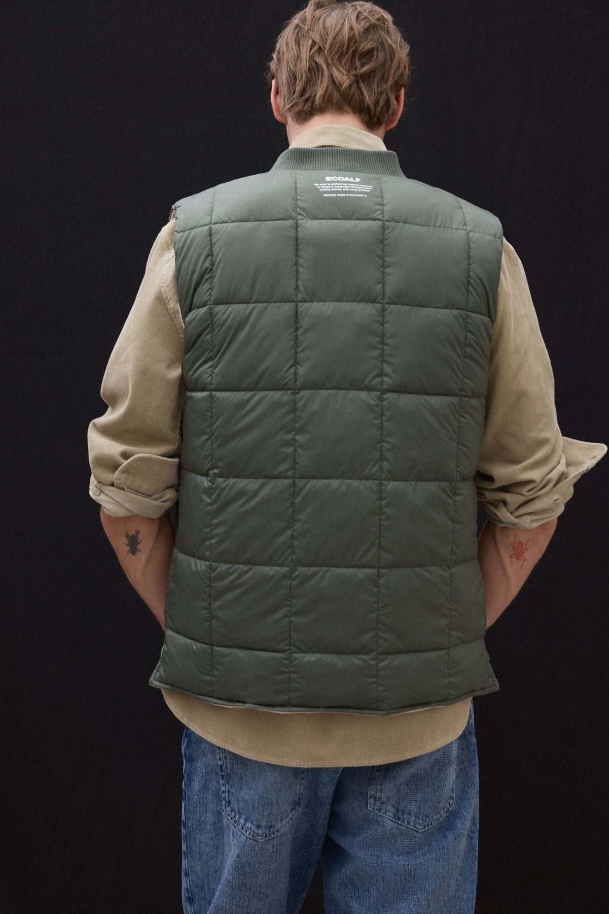 CHALECO REVERSIBLE RIUS BEIGE