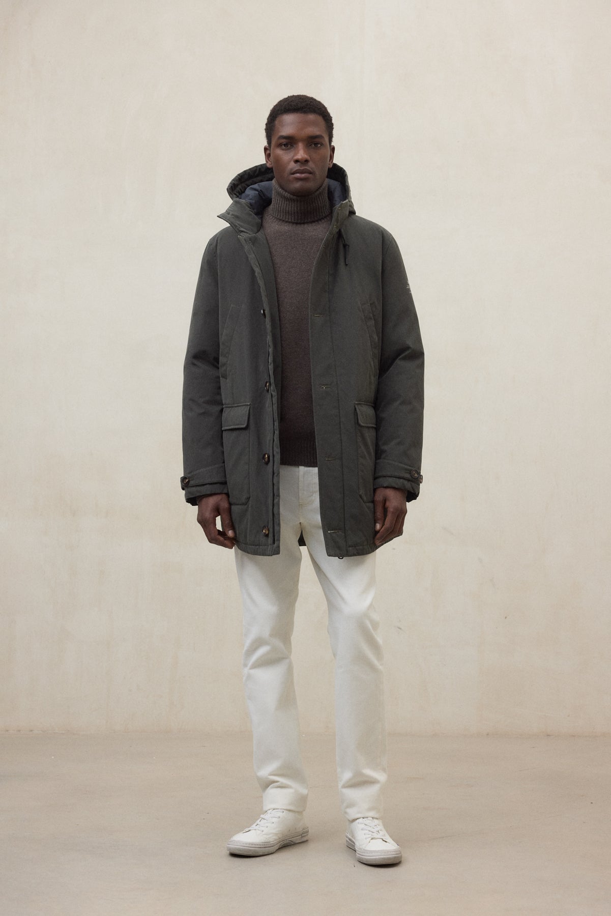 DARK GREEN TASKA COAT