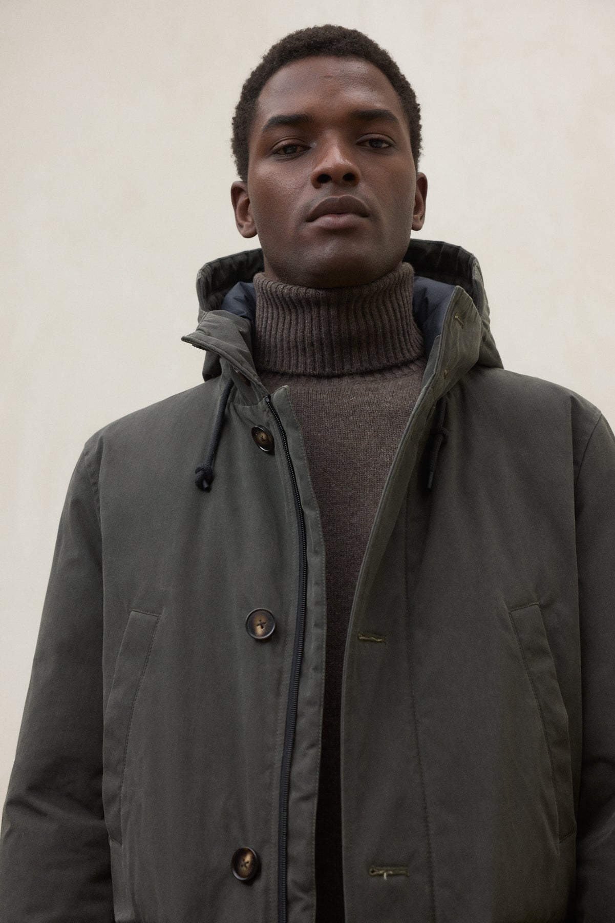 DARK GREEN TASKA COAT