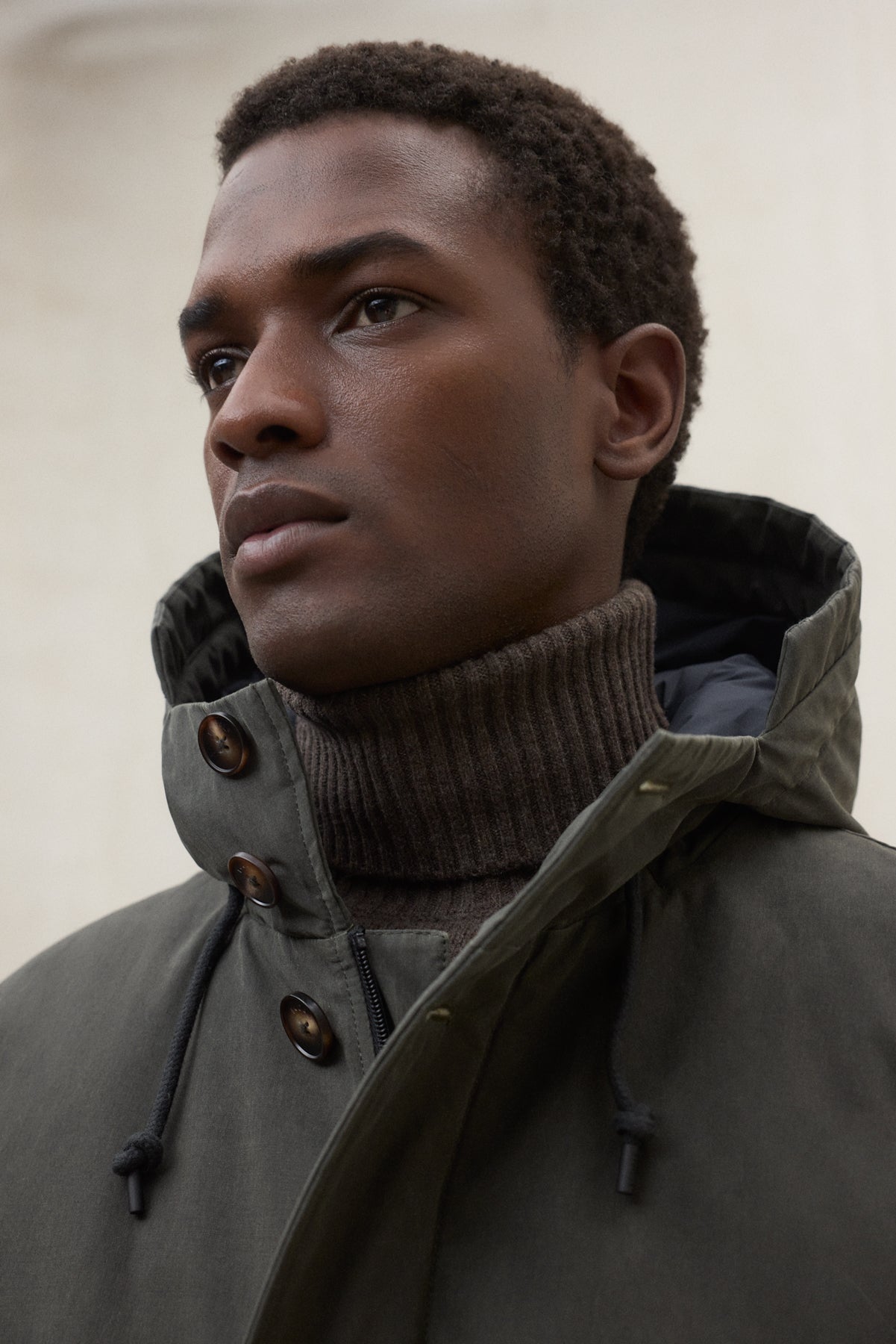 DARK GREEN TASKA COAT