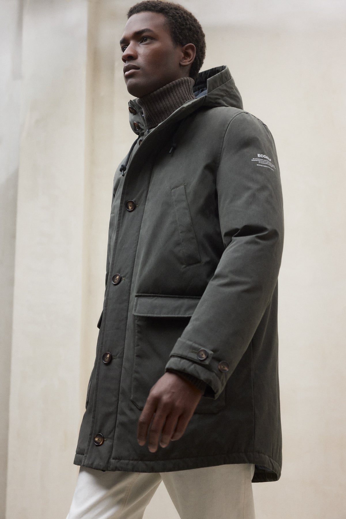 DARK GREEN TASKA COAT