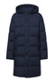 NAVY BLUE VELAN COAT