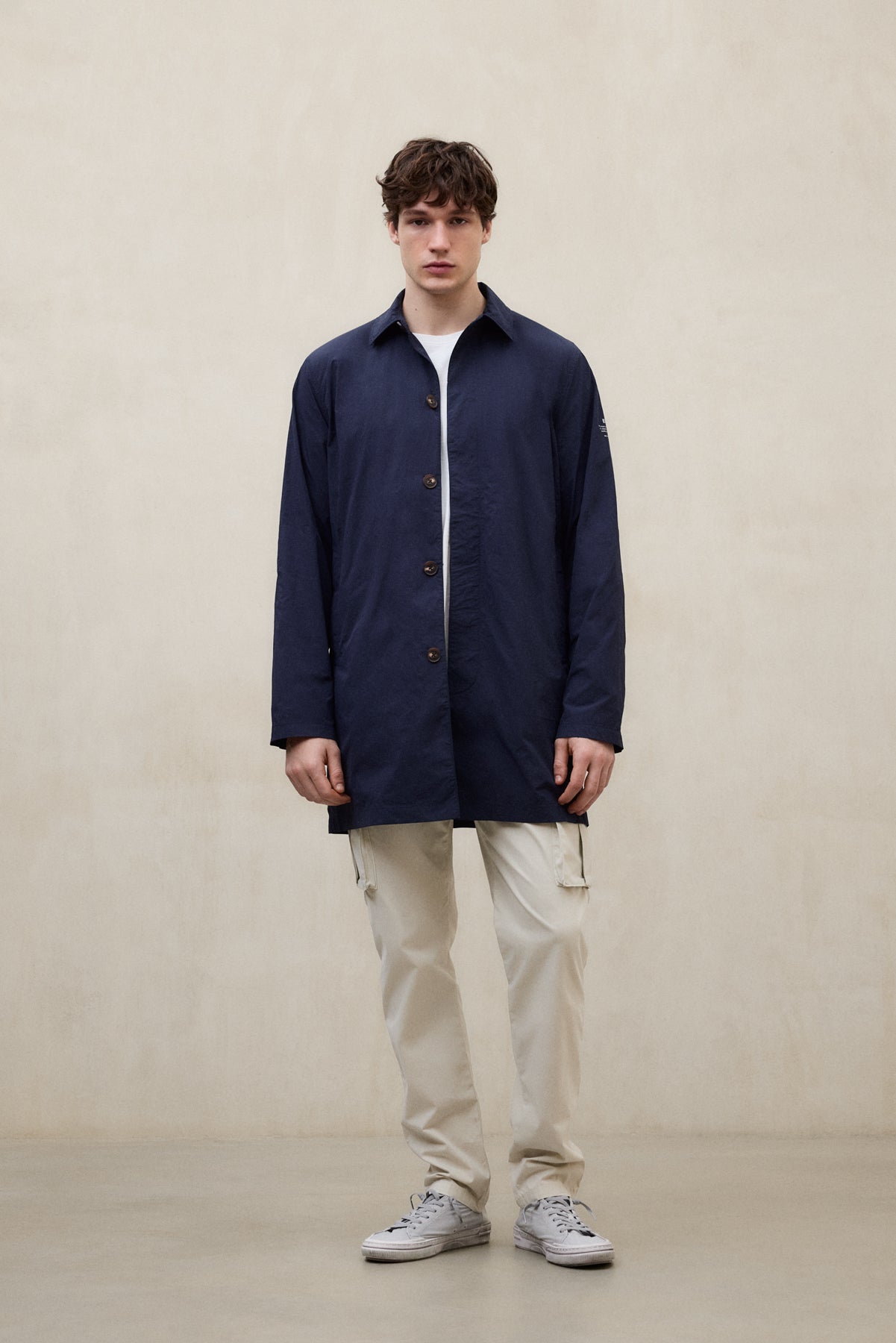 NAVY BLUE VESTAL JACKET