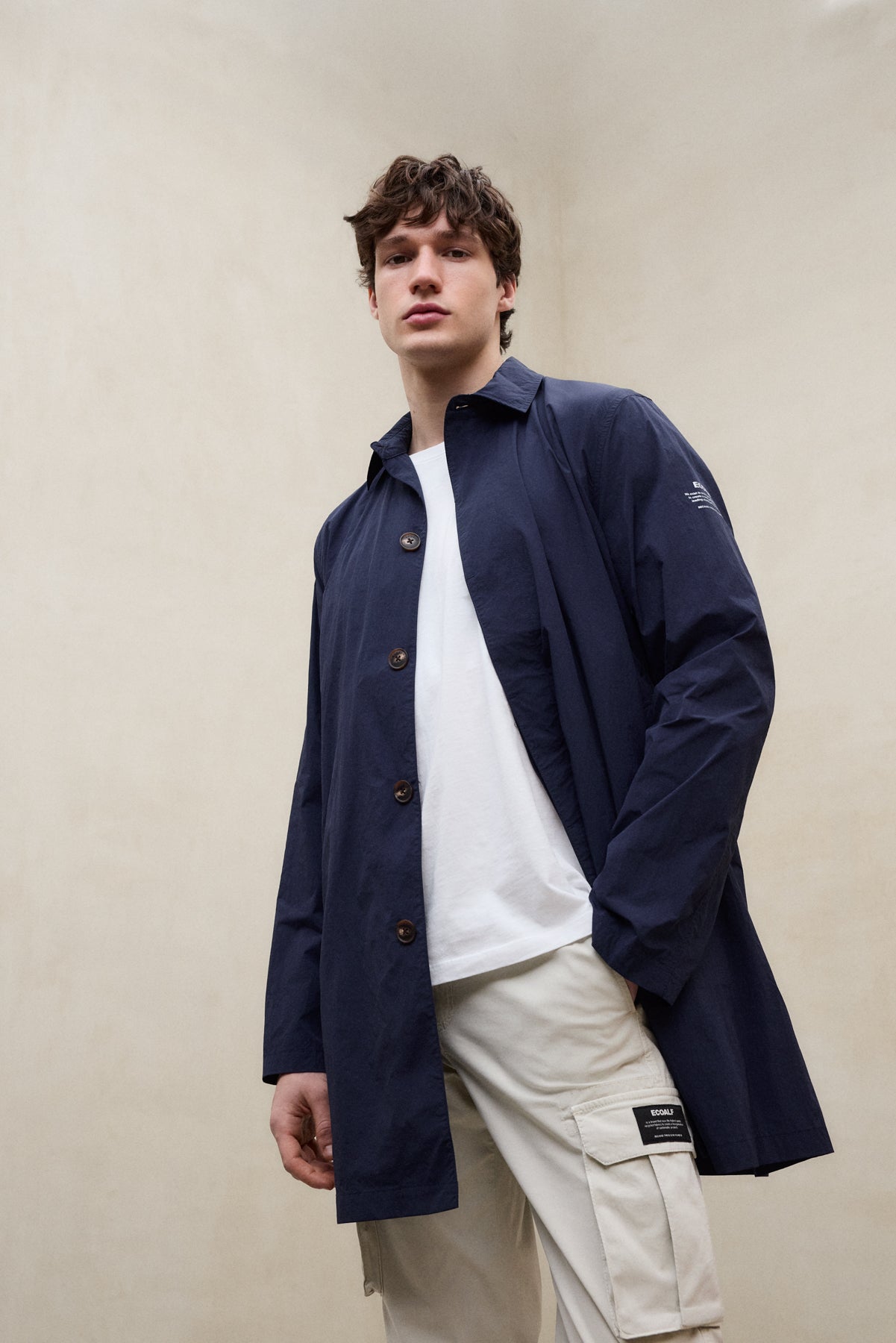 NAVY BLUE VESTAL JACKET