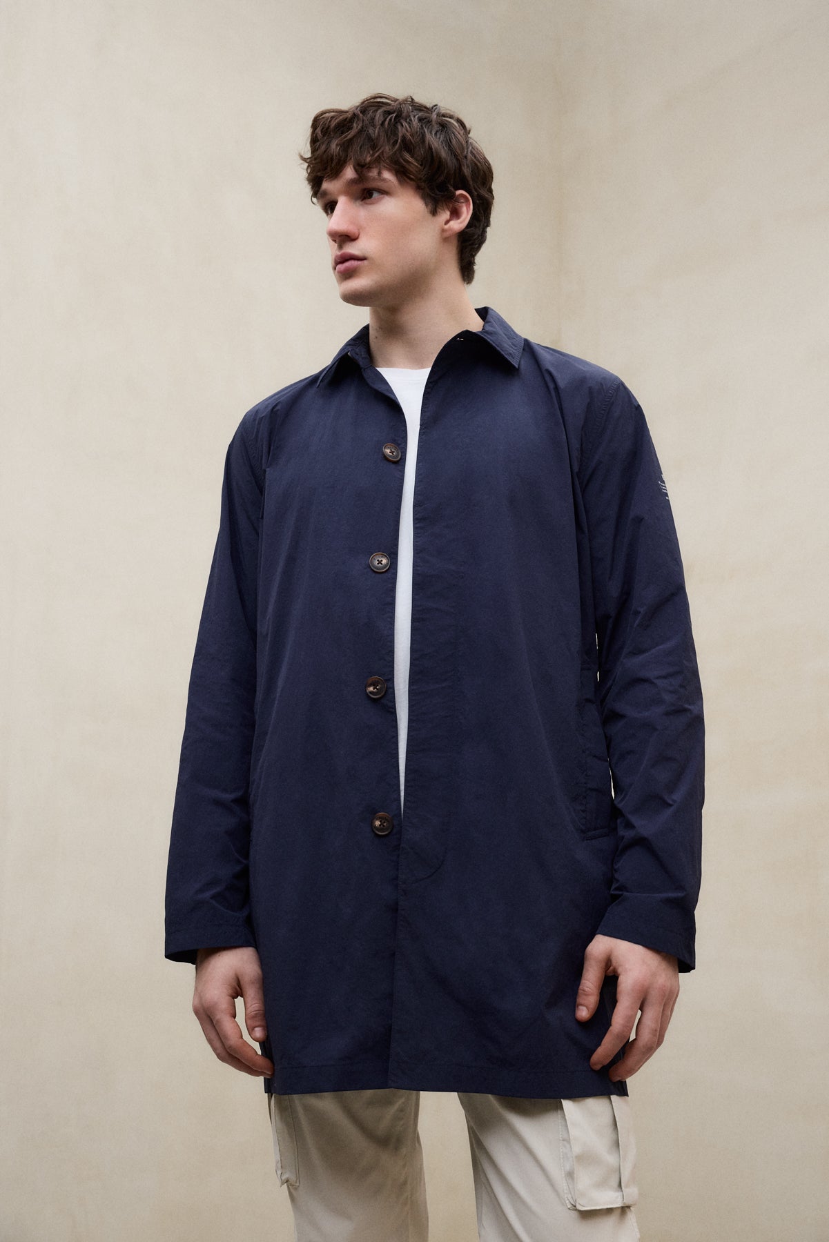 NAVY BLUE VESTAL JACKET