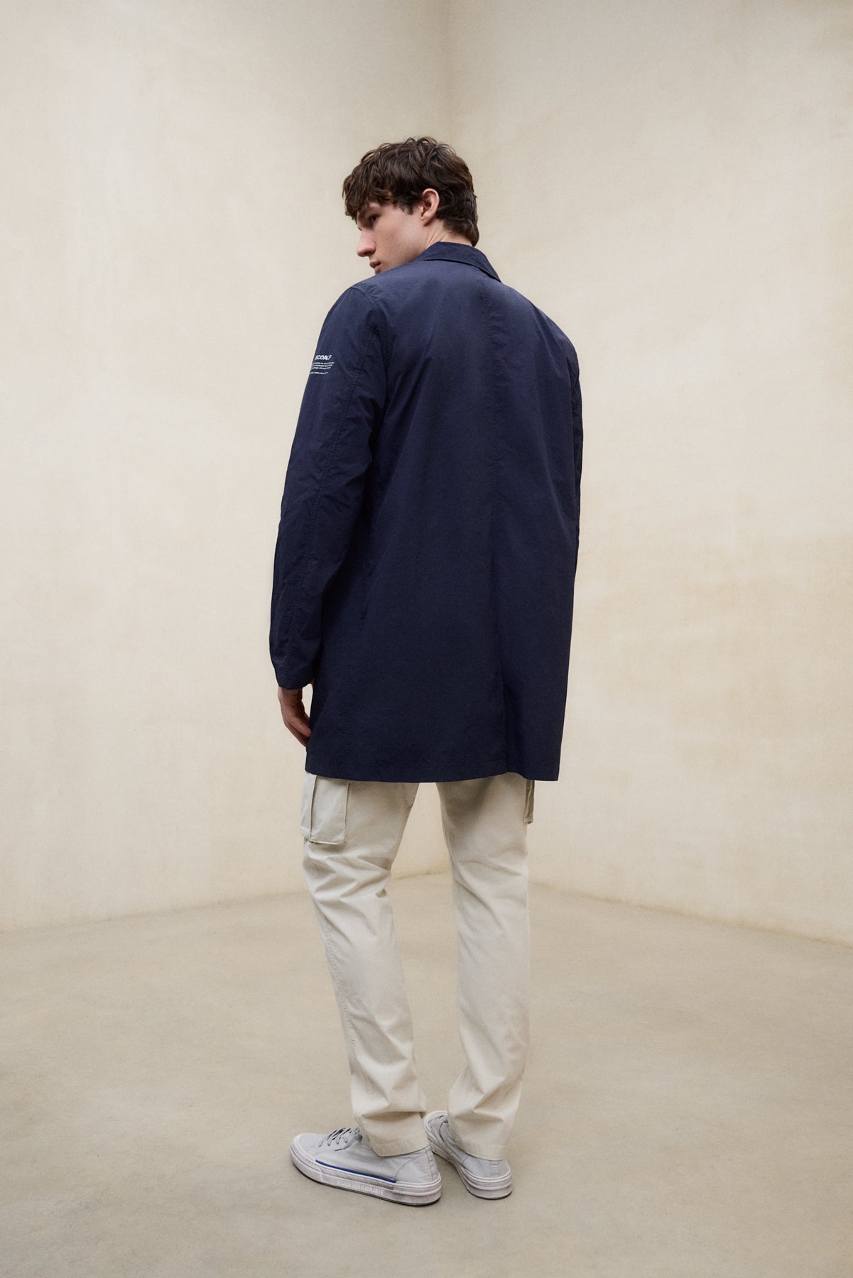 NAVY BLUE VESTAL JACKET
