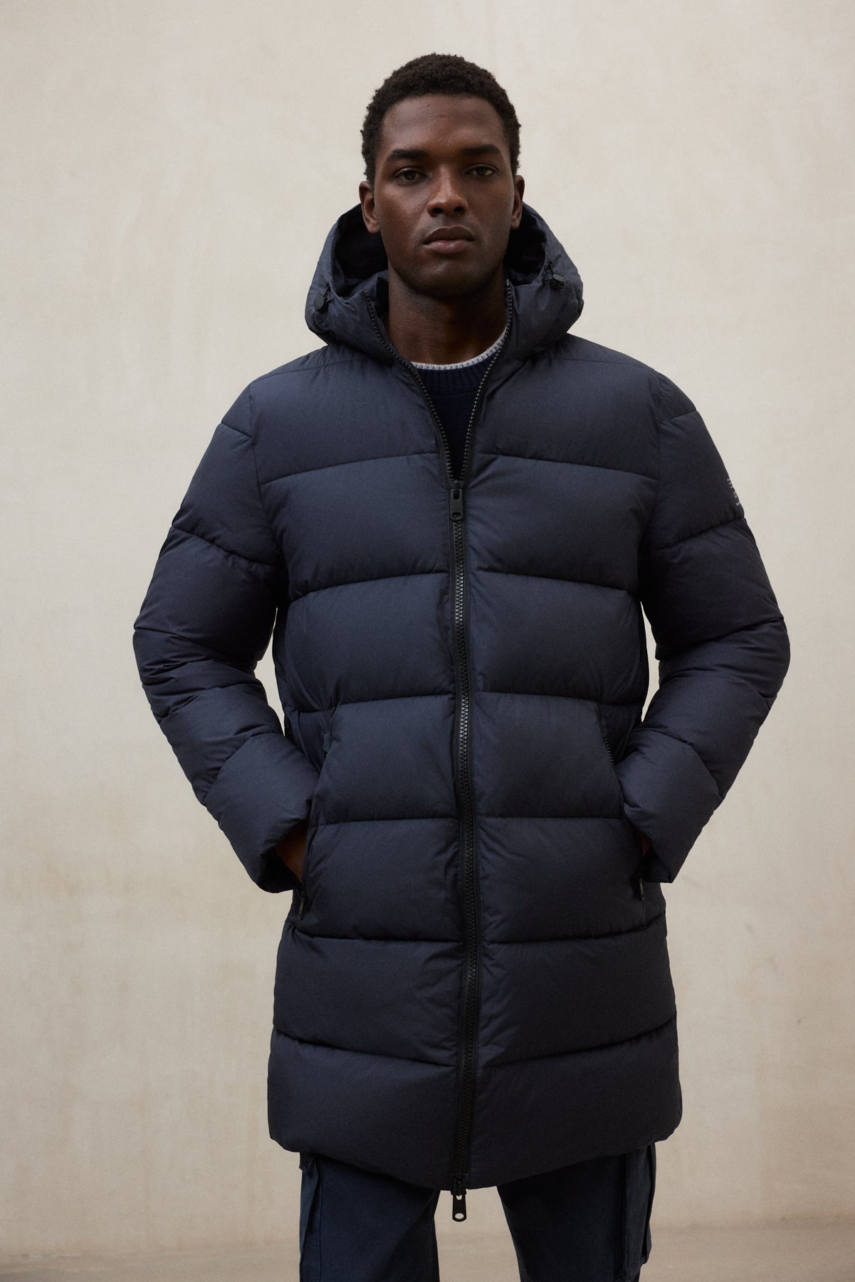 NAVY BLUE VINTAGE COAT