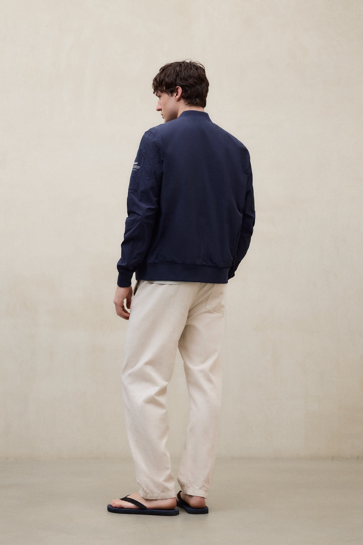 NAVY BLUE WALE JACKET