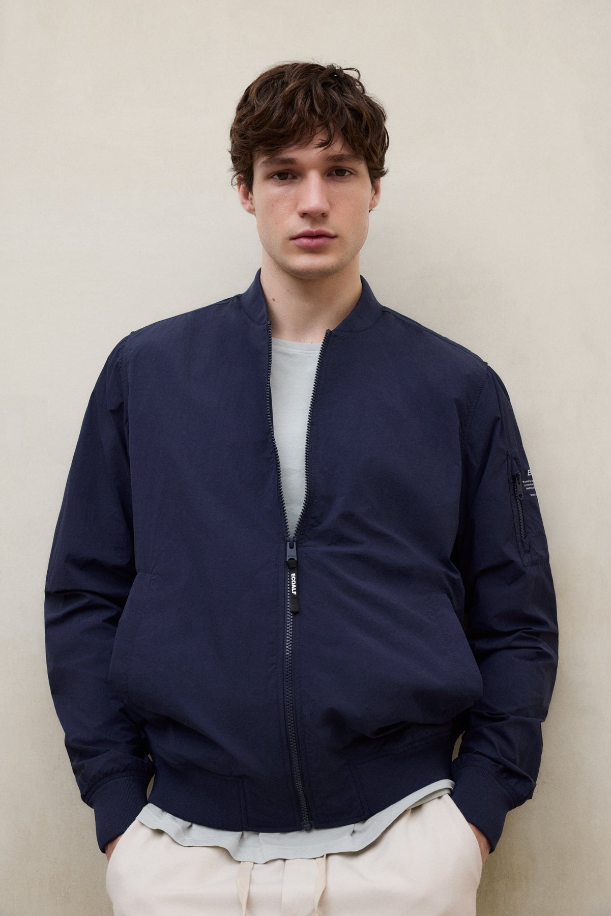 NAVY BLUE WALE JACKET
