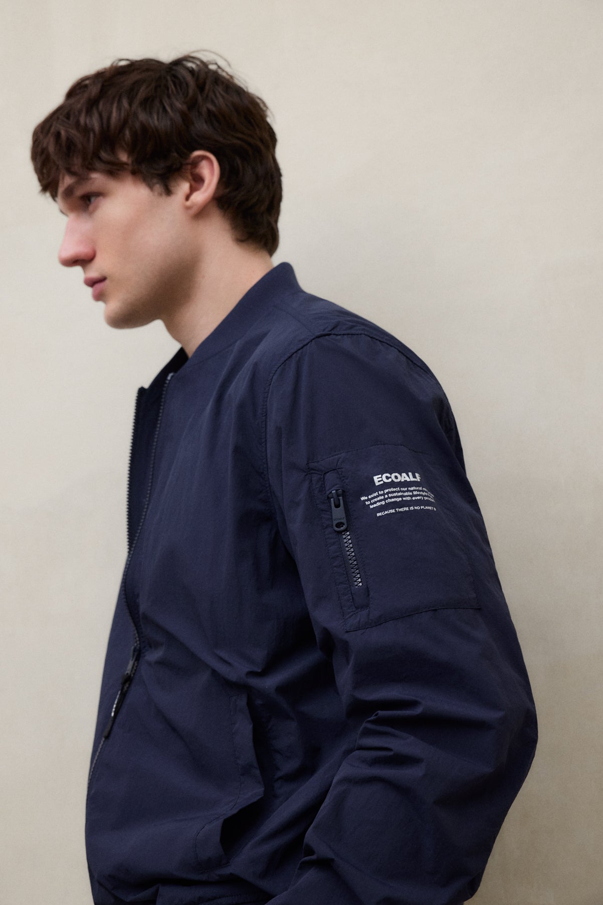 NAVY BLUE WALE JACKET