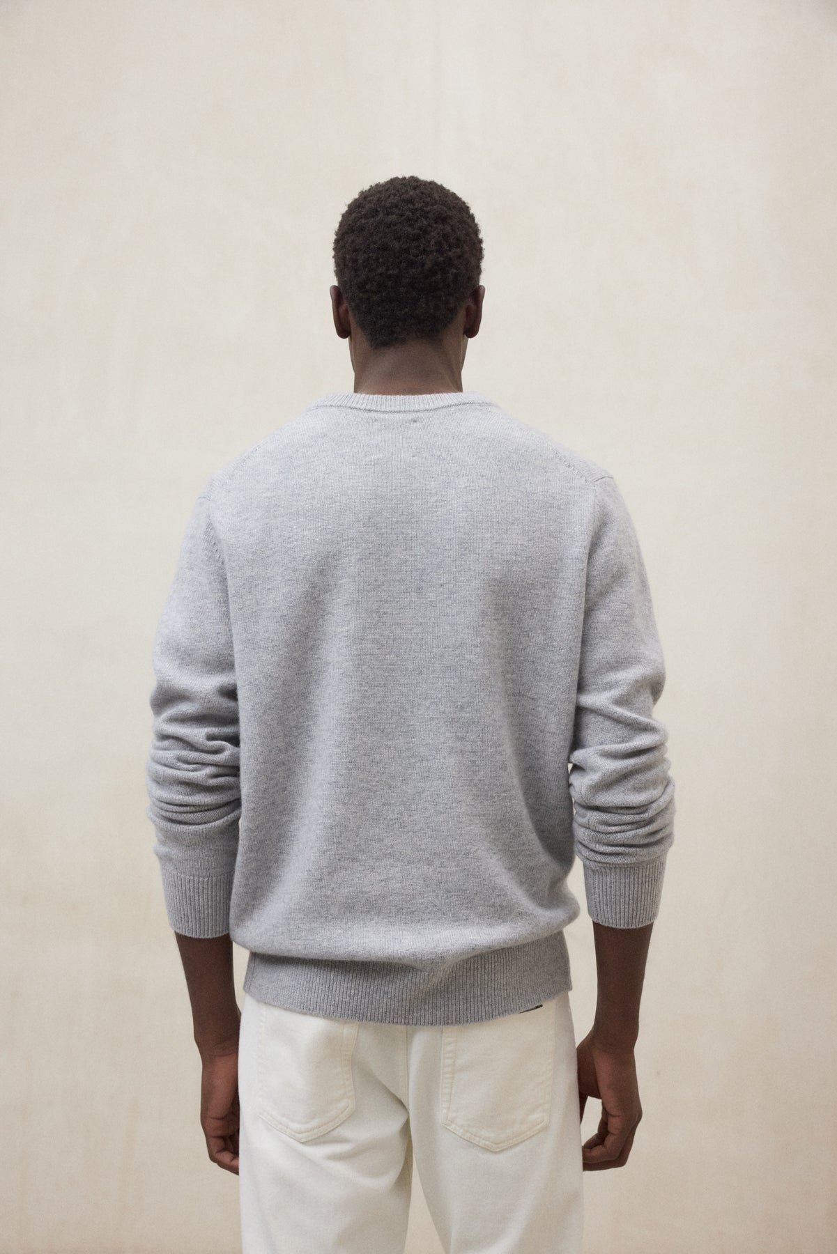 LIGHT GREY ALESIO SWEATER