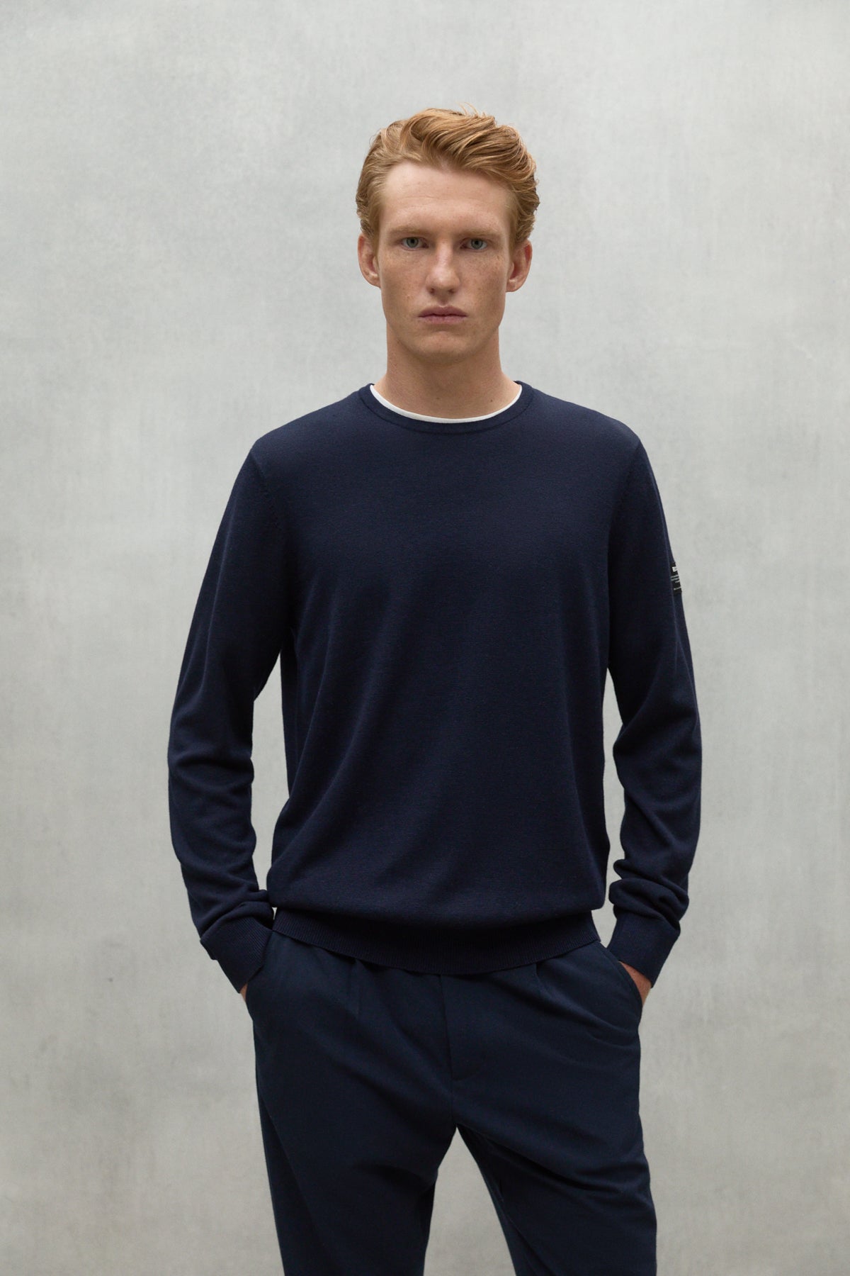 NAVY BLUE BAYONA SWEATER