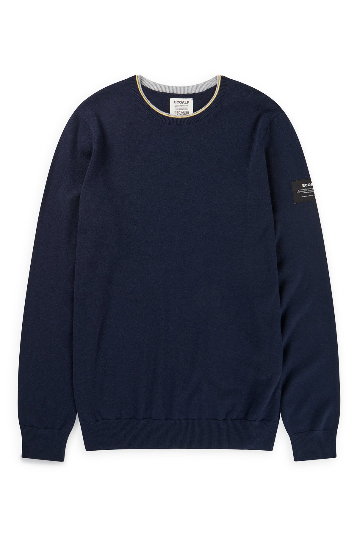 NAVY BLUE BLOCNE KNITTED SWEATER