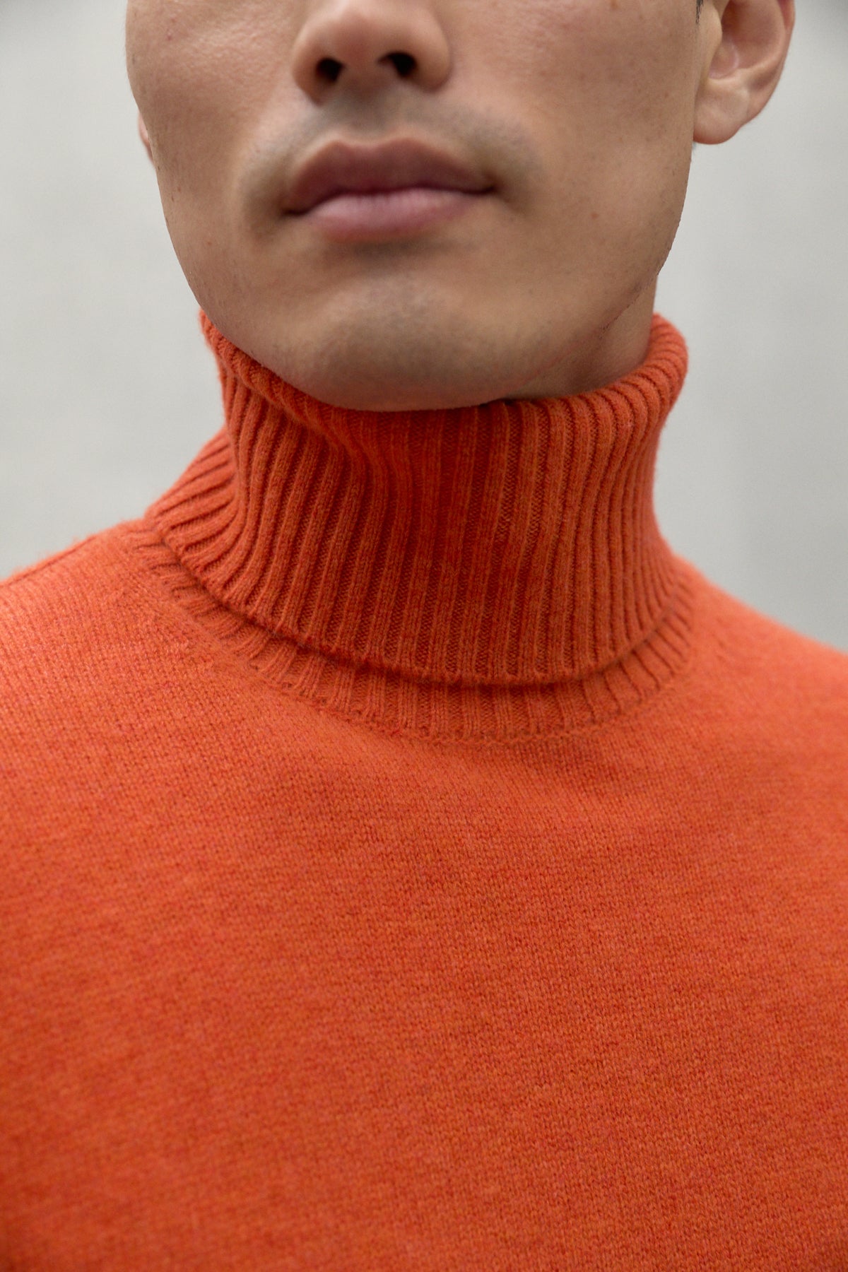 PULLOVER BRUN ORANGE