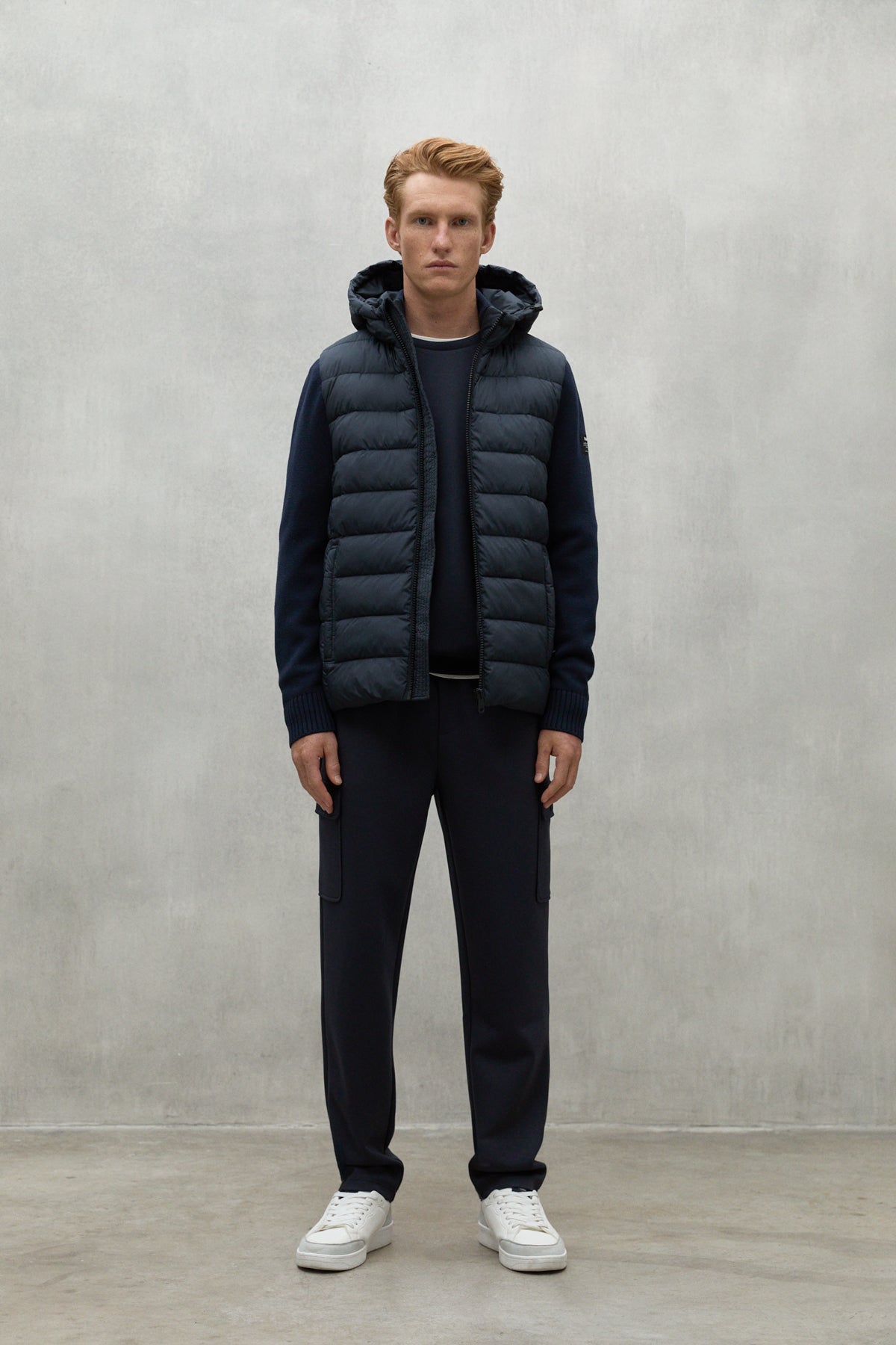 CHAQUETA DE PUNTO DENALI AZUL MARINO