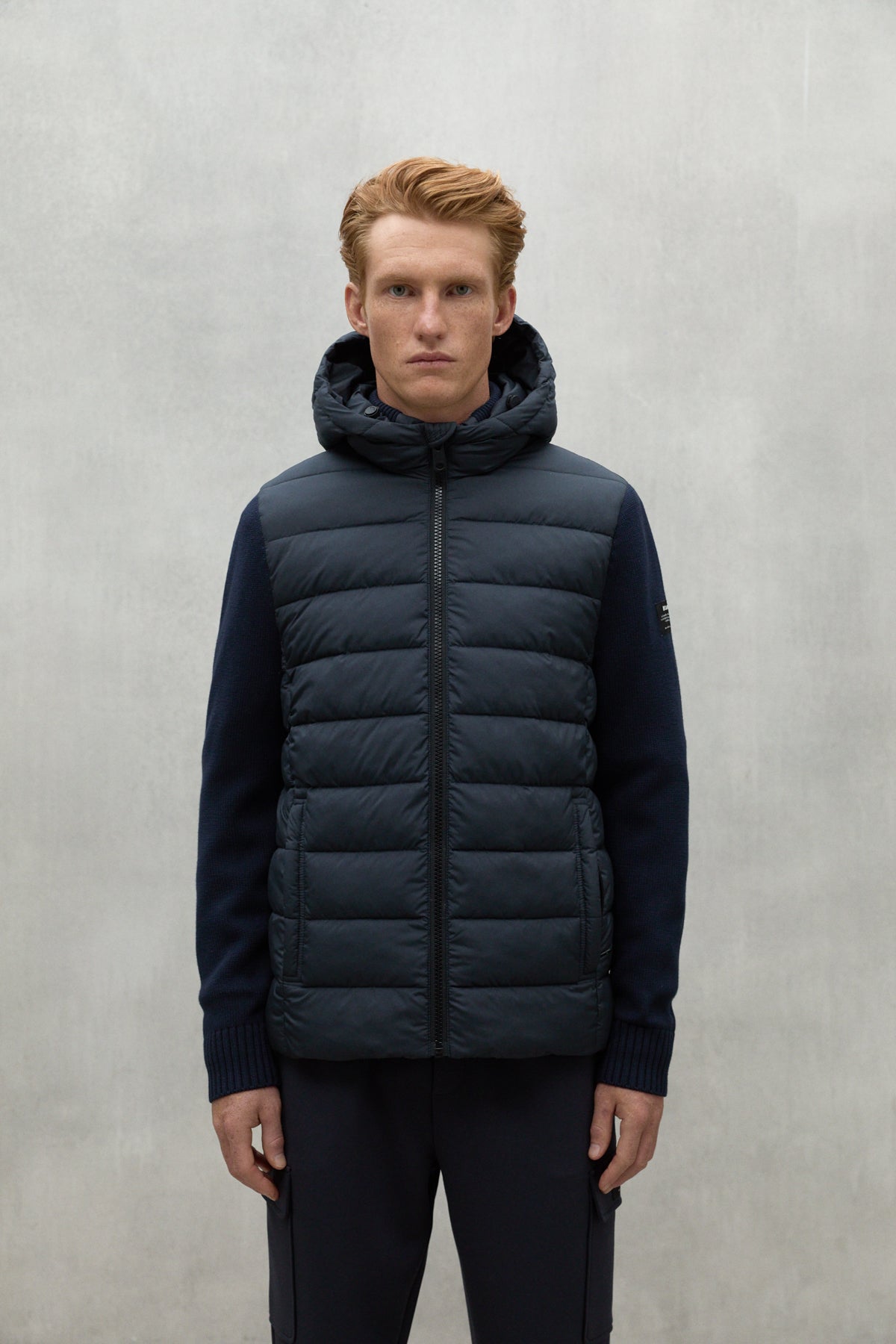 CHAQUETA DE PUNTO DENALI AZUL MARINO