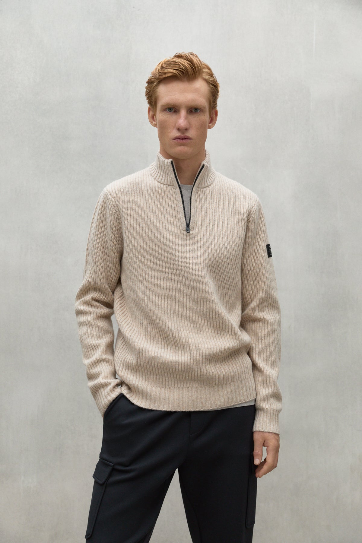 BEIGE DRAGO SWEATER