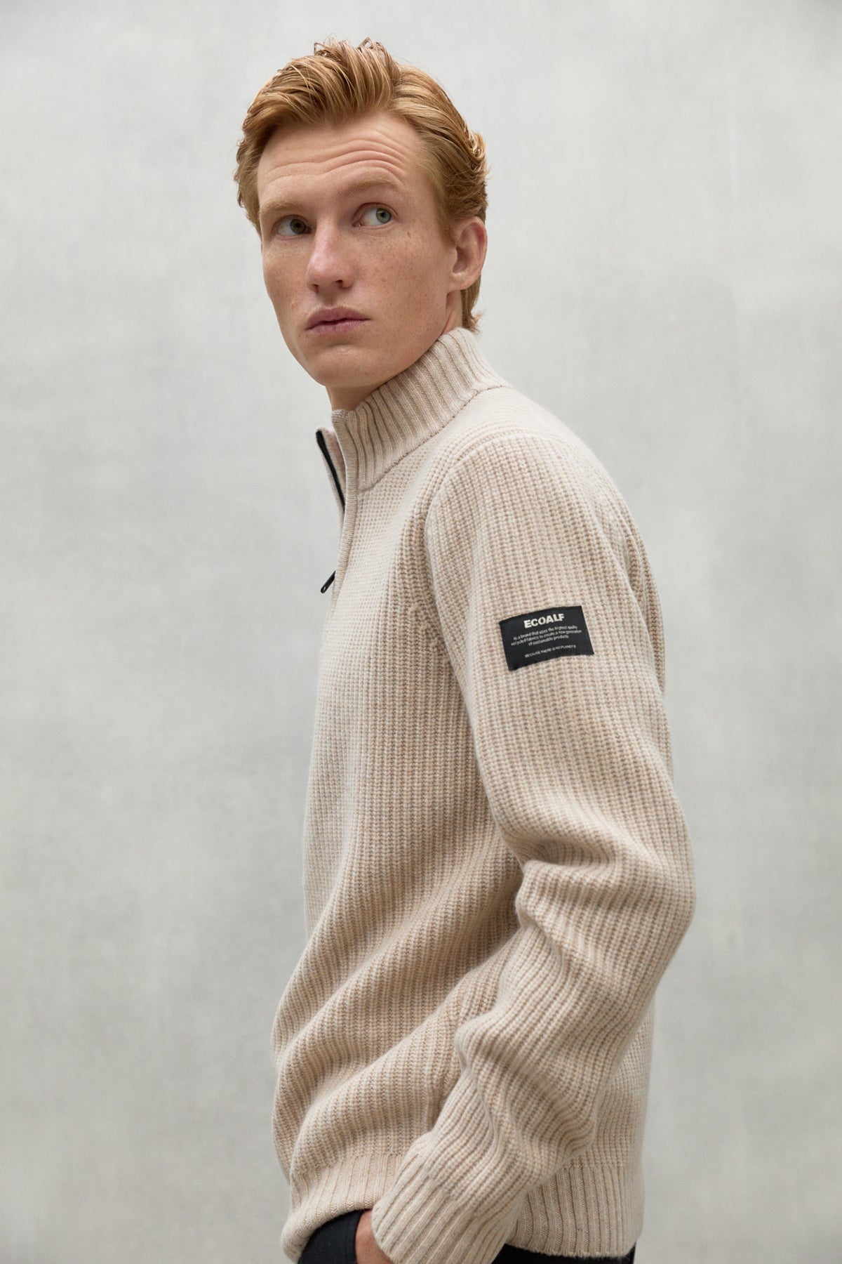 BEIGE DRAGO SWEATER